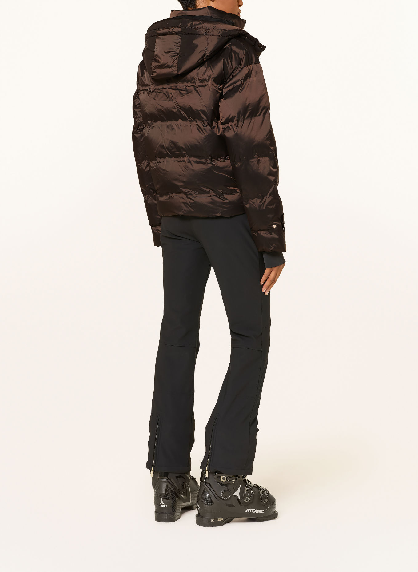 MRS & HUGS Ski-jas: MARRON FONCÉ