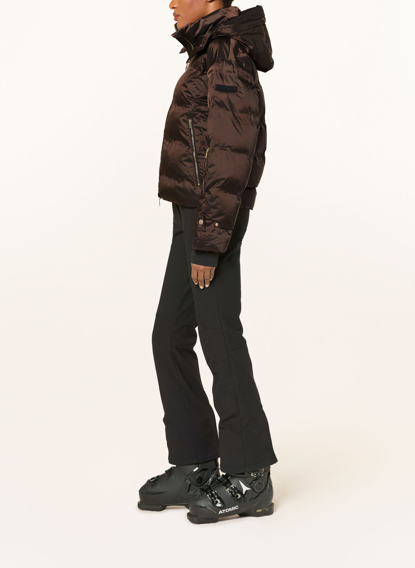 MRS & HUGS Ski-jas: MARRON FONCÉ