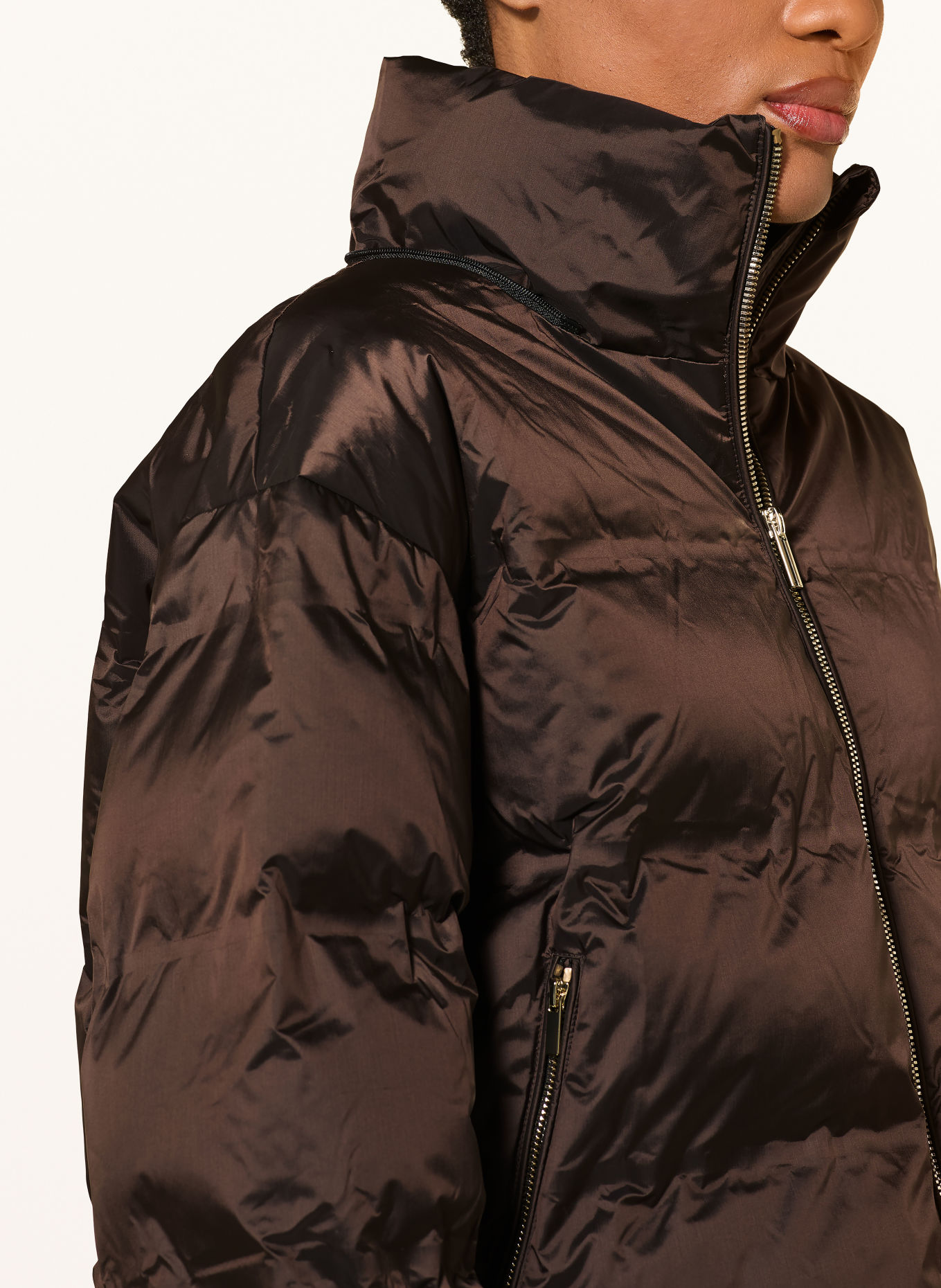 MRS & HUGS Ski-jas: MARRON FONCÉ