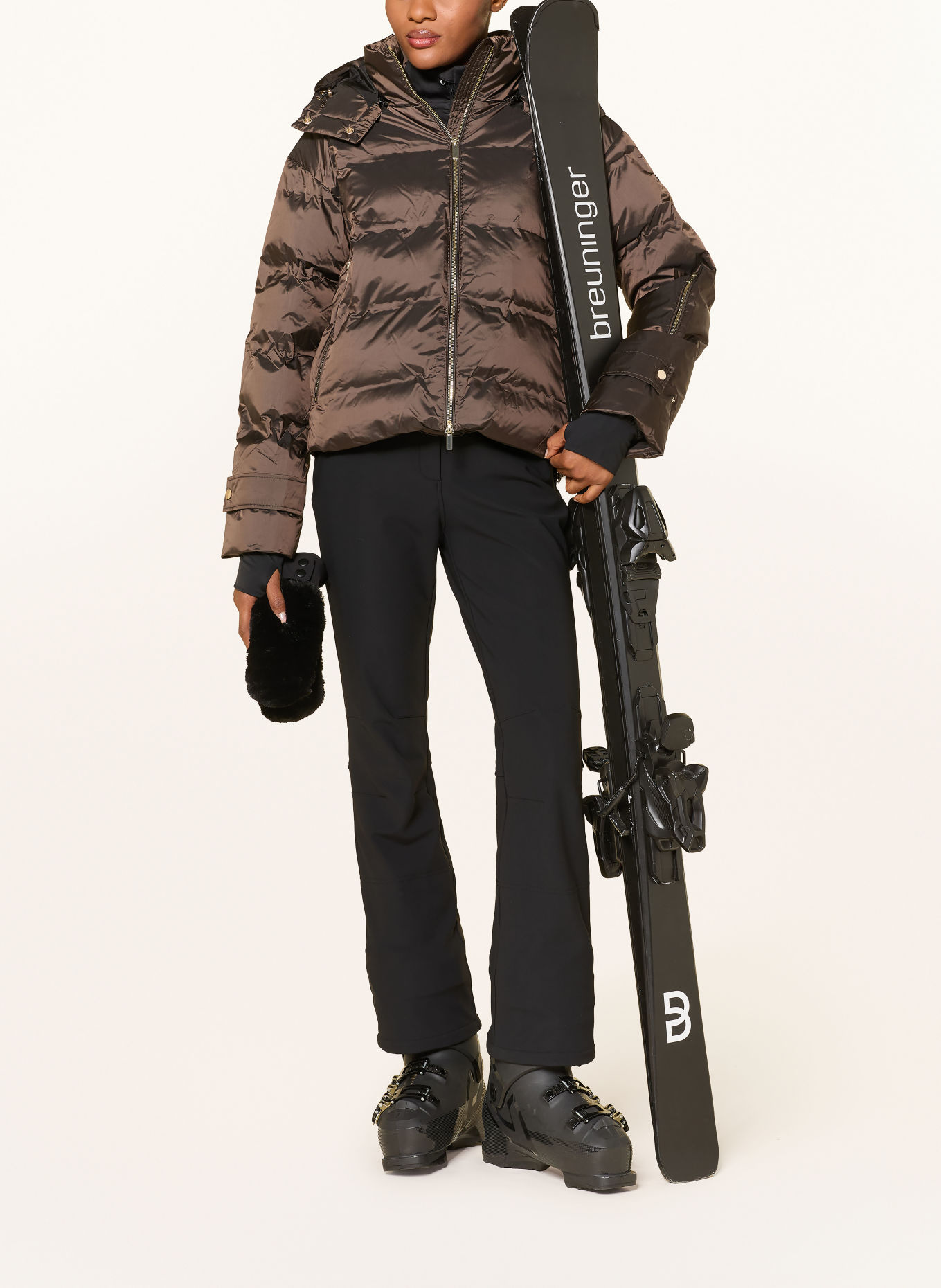 MRS & HUGS Softshell-skibroek: ZWART
