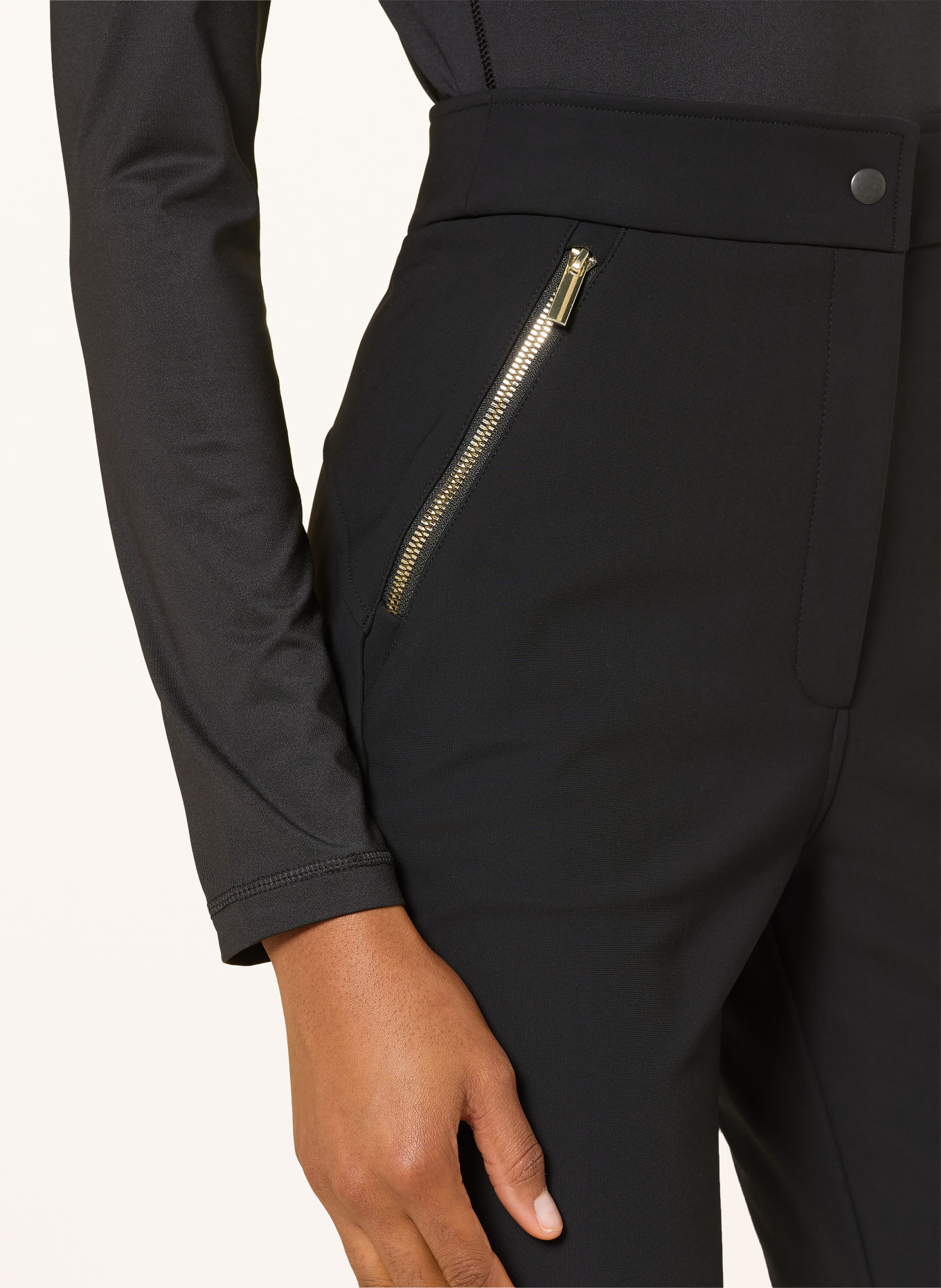 MRS & HUGS Softshell-skibroek: ZWART