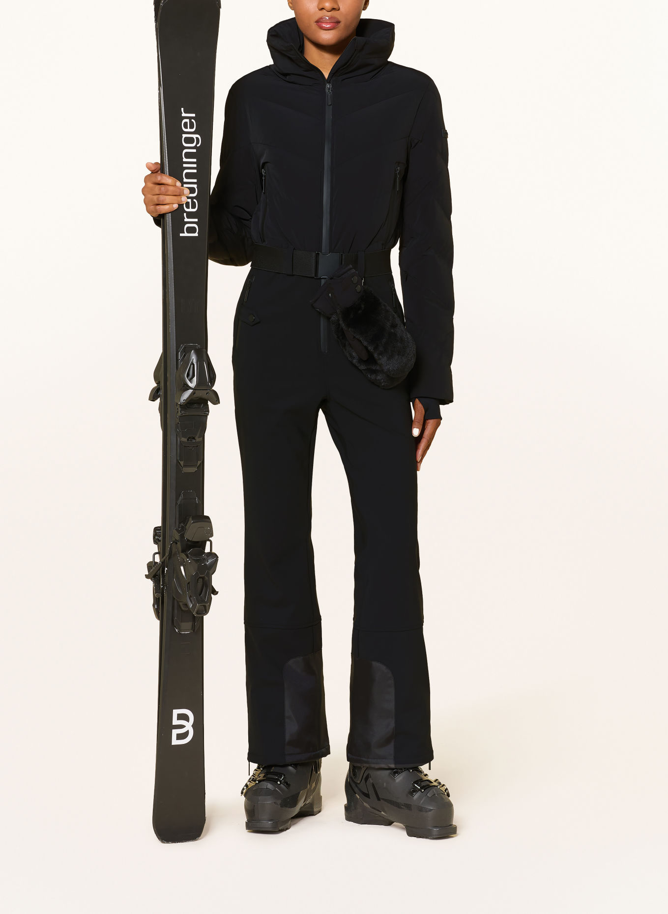 MRS & HUGS Ski suit: BLACK