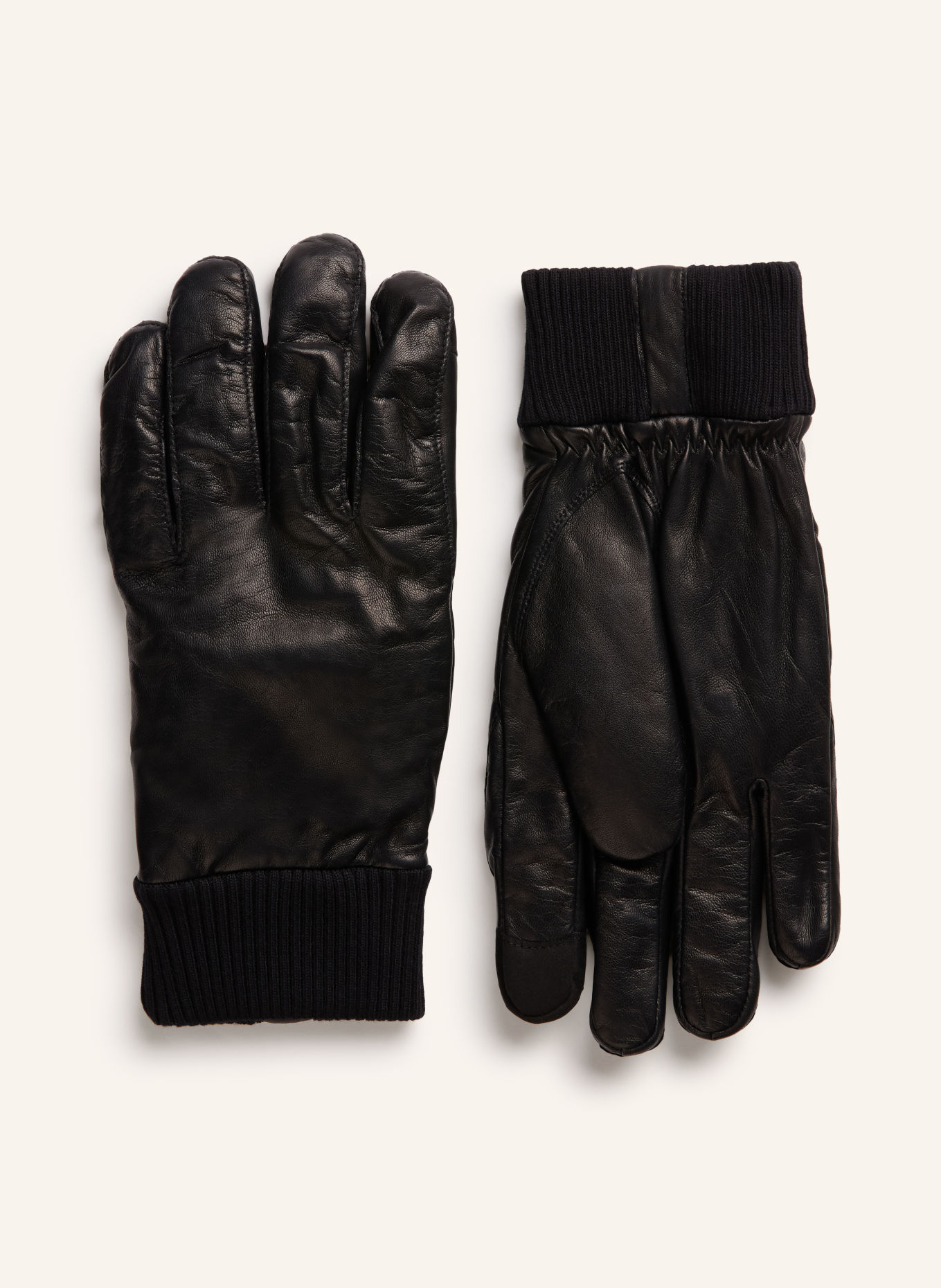 HESTRA Lederhandschuhe FREDRIK: SCHWARZ