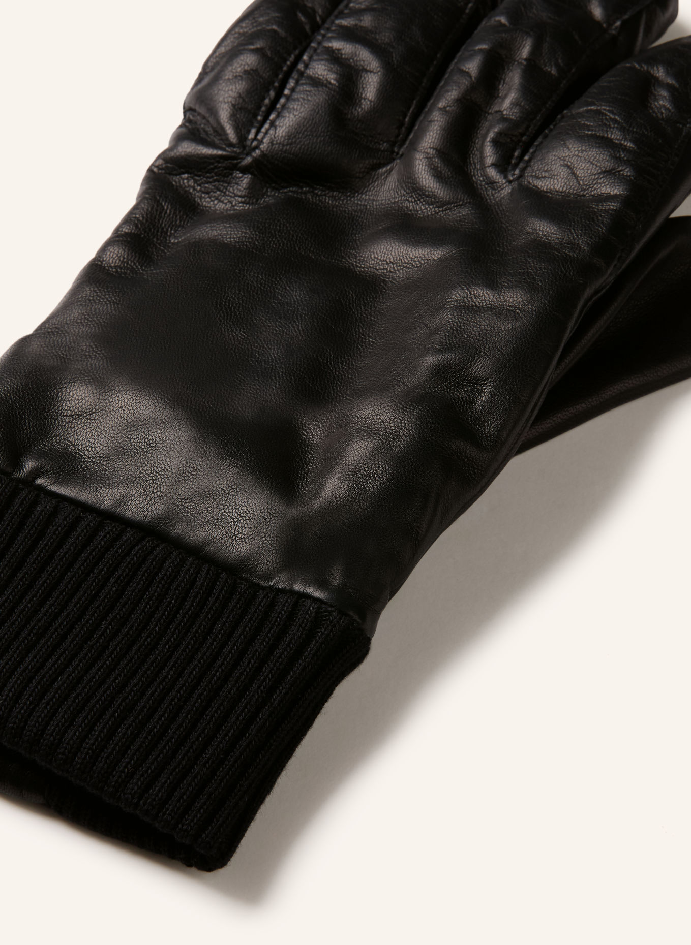 HESTRA Lederhandschuhe FREDRIK: SCHWARZ
