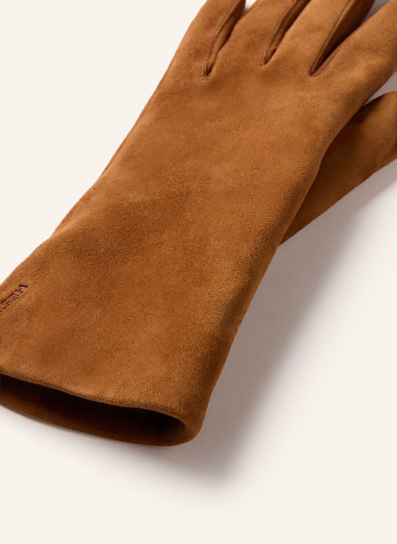 HESTRA Lederhandschuhe ELISABETH: COGNAC
