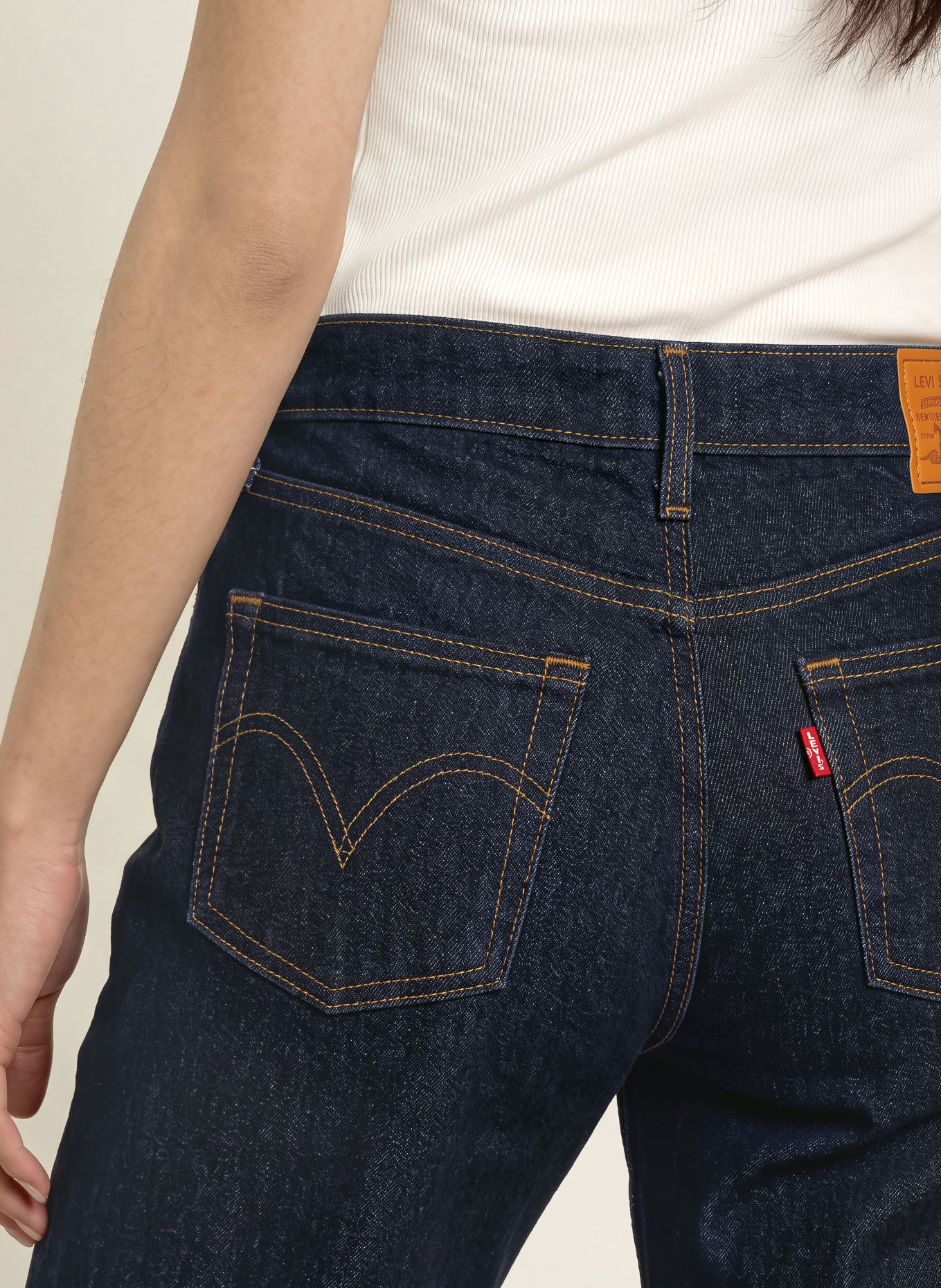 Levi's® Wide Leg Jans LOW LOOSE: 02 Dark Indigo - Flat Finish
