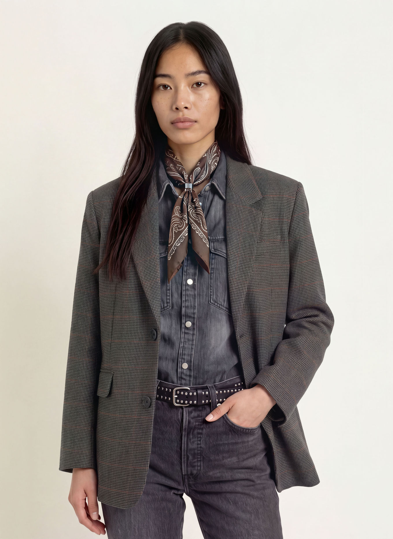 Levi's® Blazer LUNA: GRIS / MARRON / NOIR