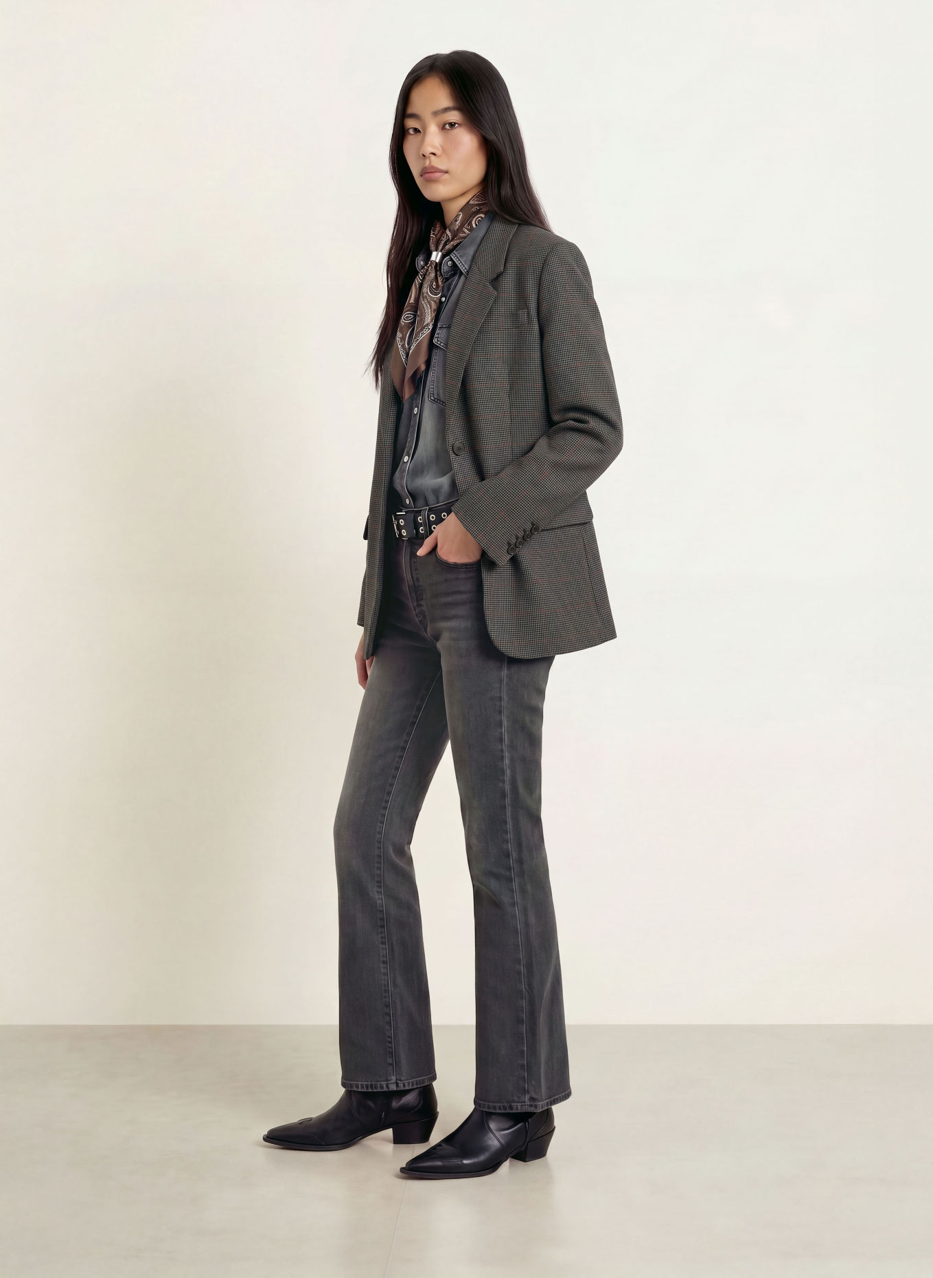 Levi's® Blazer LUNA: GRIS / MARRON / NOIR