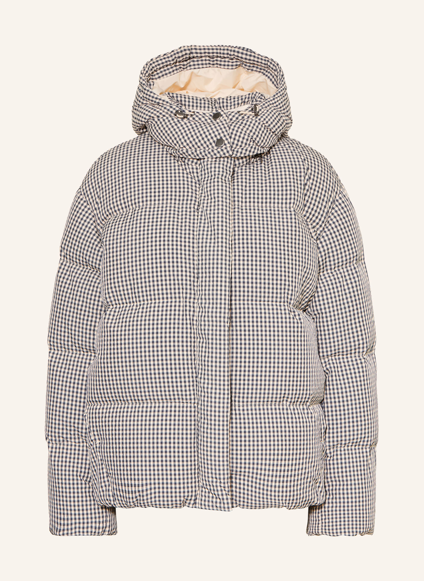 Levi's® Daunenjacke TATE BUBBLE mit abnehmbarer Kapuze: DUNKELBLAU / CREME