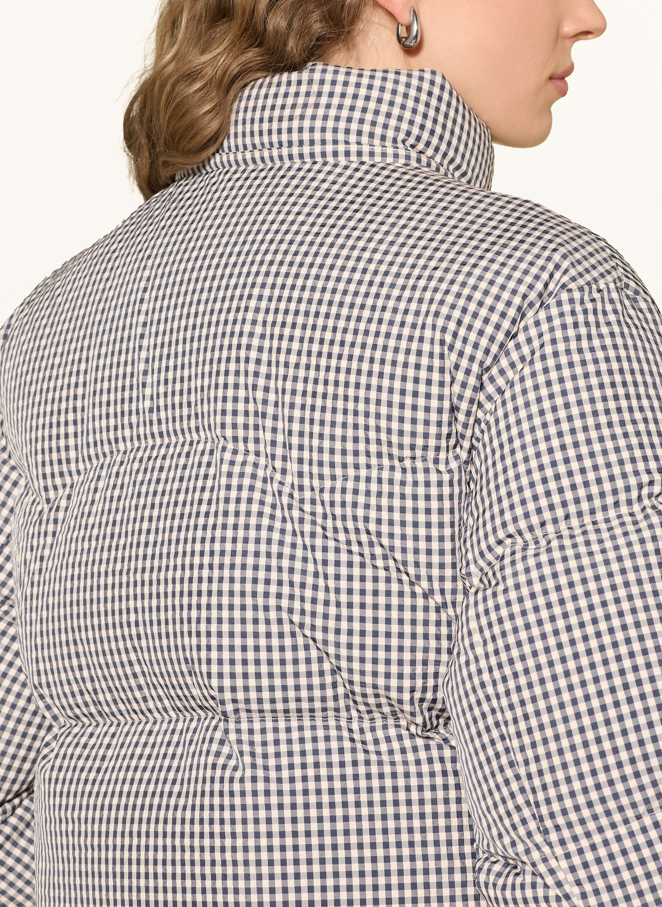 Levi's® Daunenjacke TATE BUBBLE mit abnehmbarer Kapuze: DUNKELBLAU / CREME