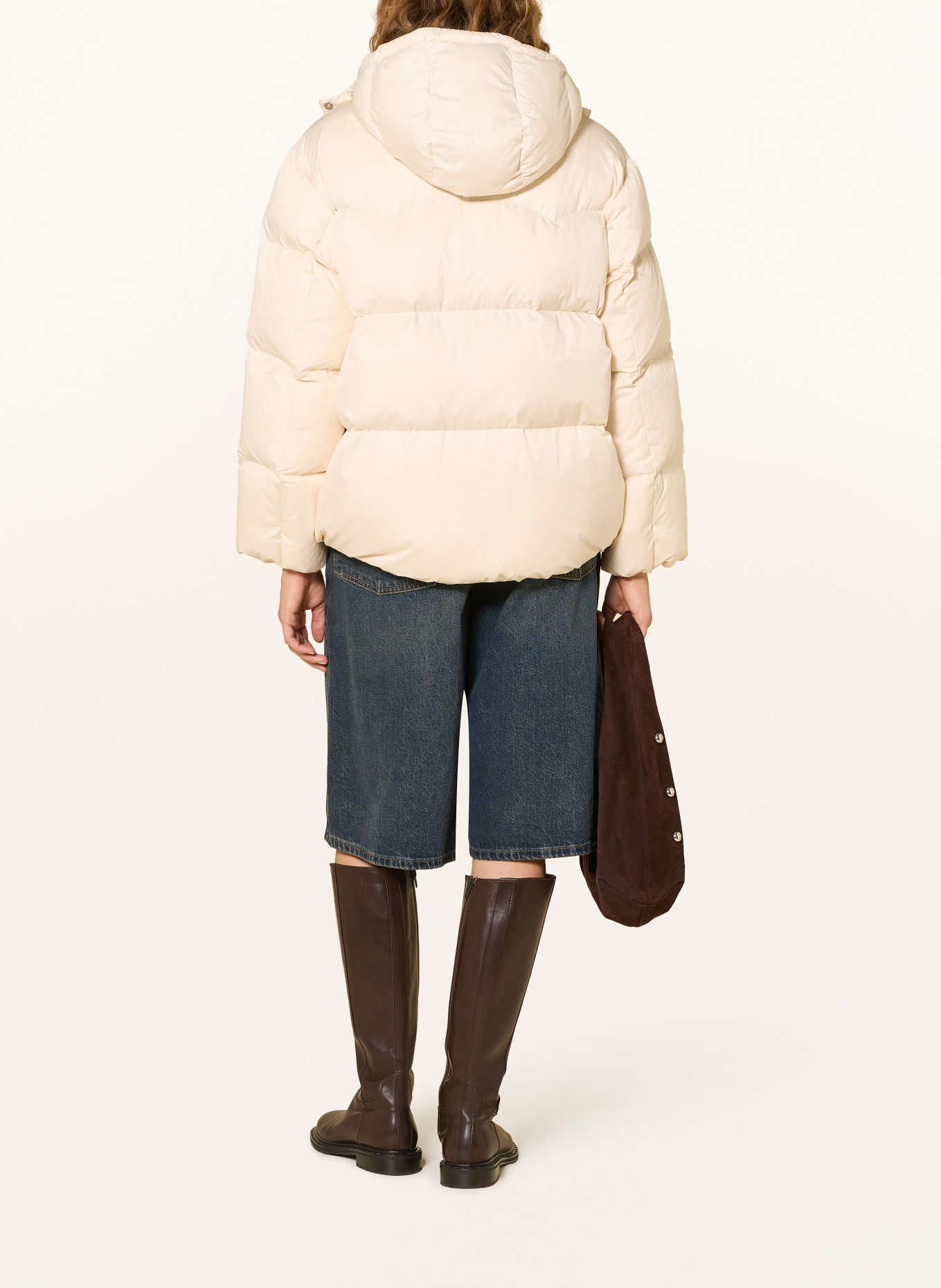 Levi's® Donsjas TATE BUBBLE met afneembare capuchon: CRÈME