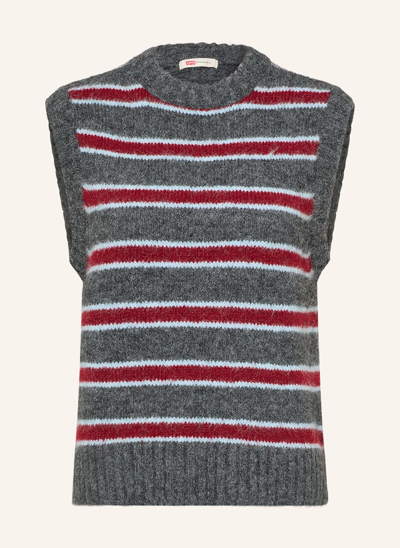 Levi's® Slipover ALICE: MÖRKGRÅ / MÖRKRÖD / VIT