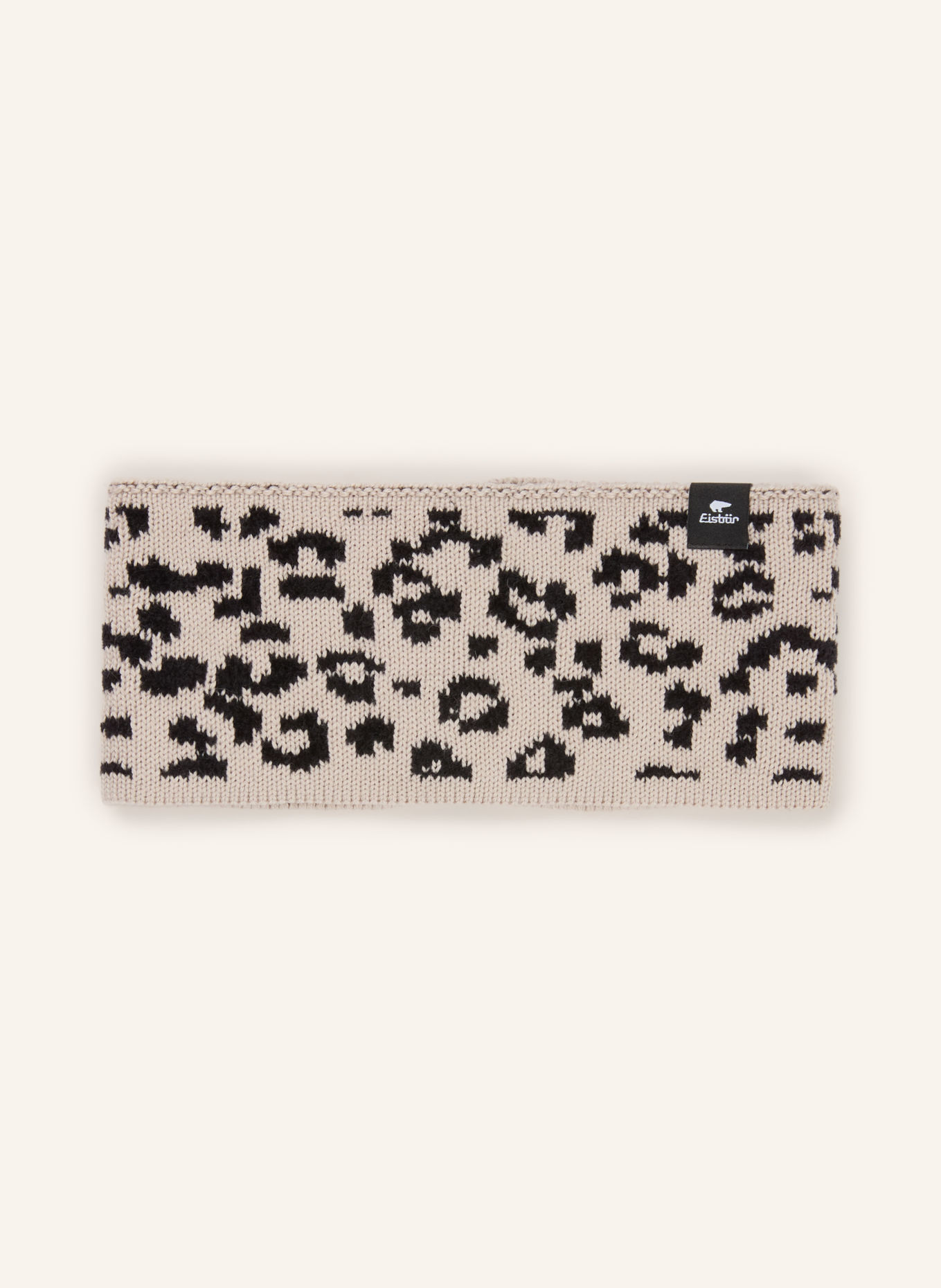 Eisbär BANTO Headband: BEIGE / BLACK
