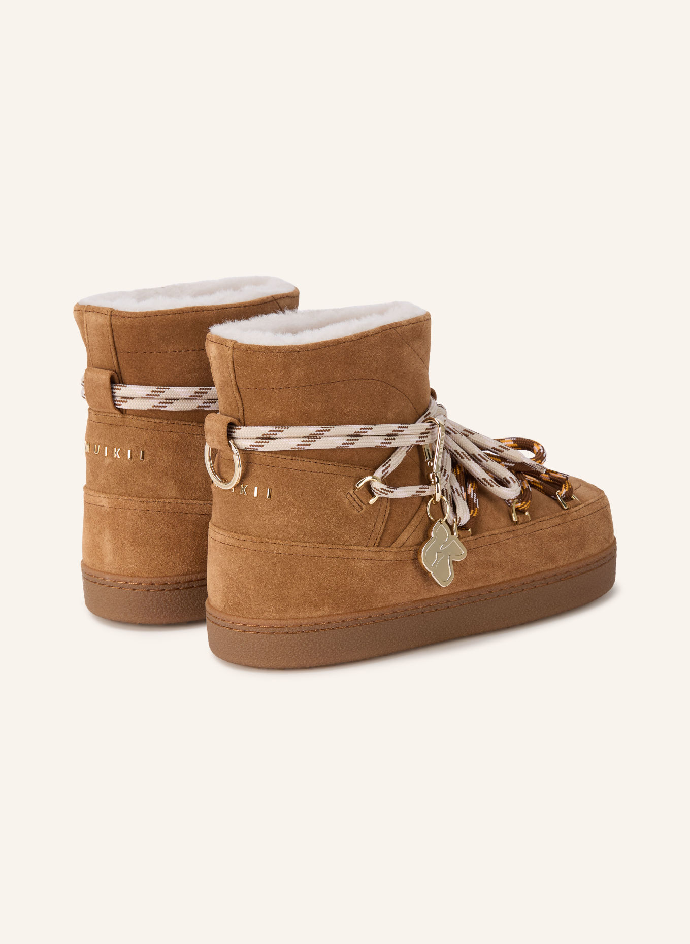 INUIKII Boots: CAMEL / GOLD