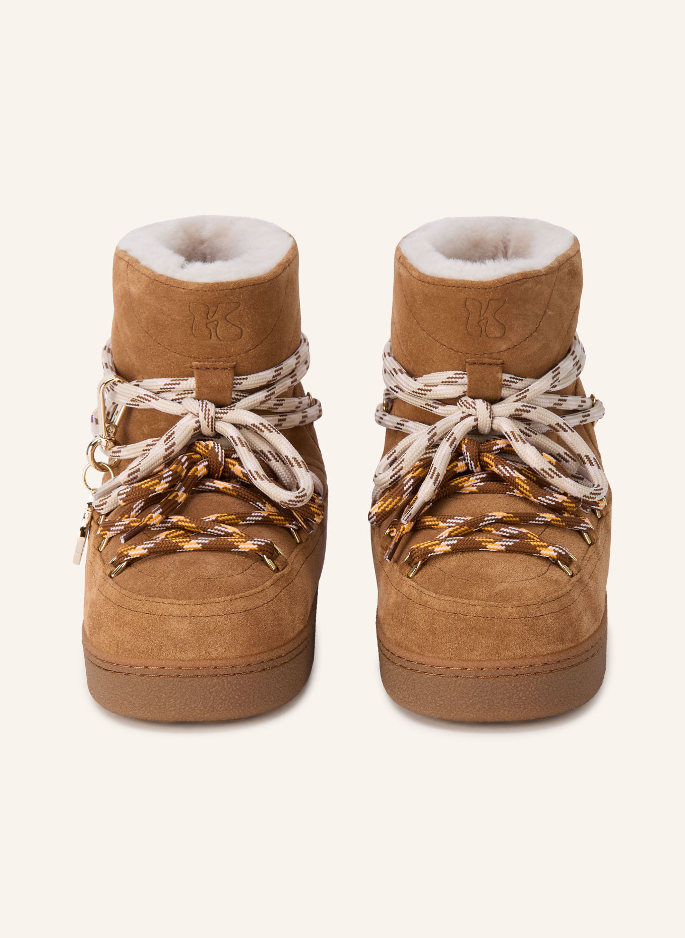 INUIKII Boots: CAMEL / GOLD