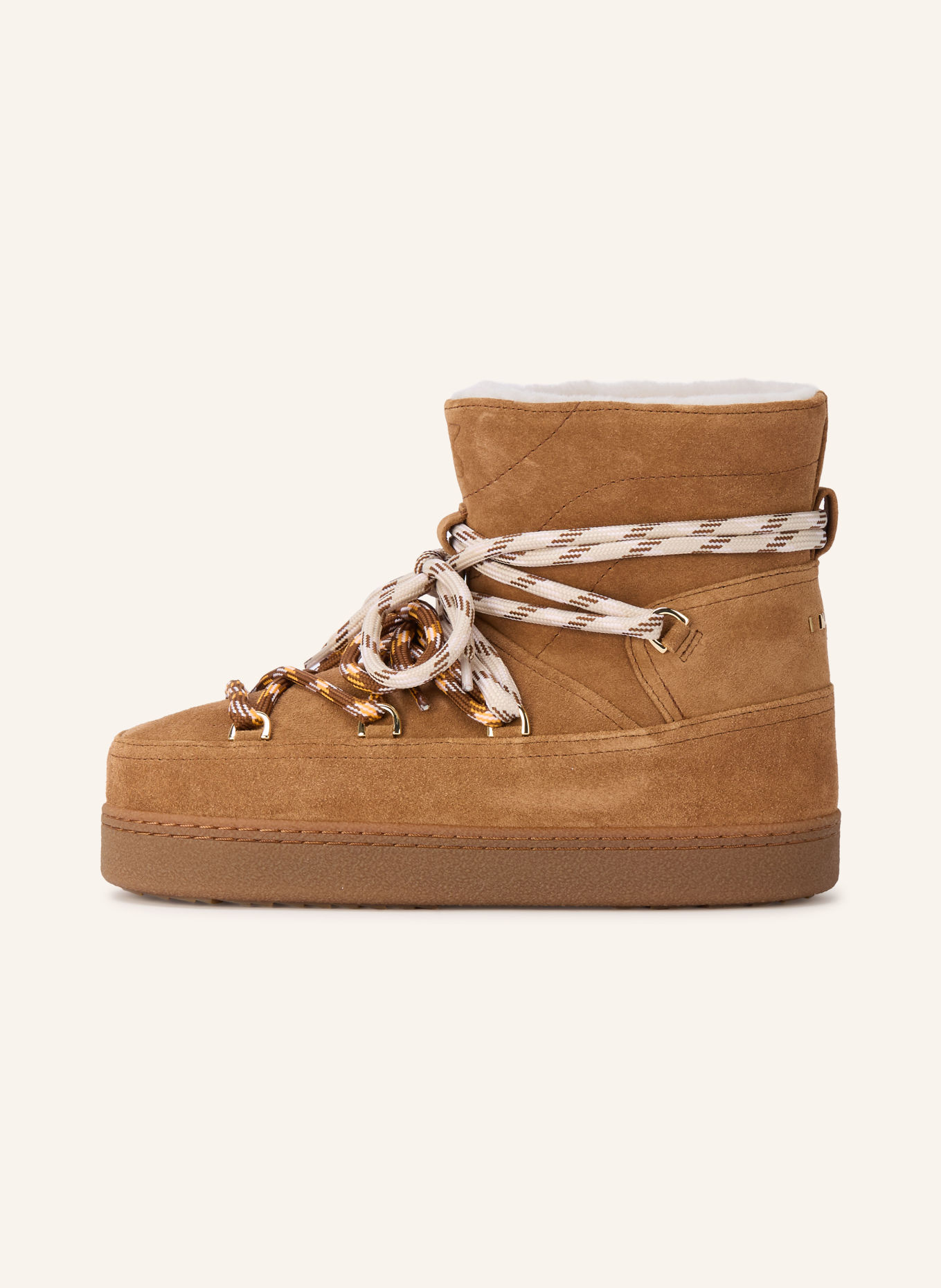 INUIKII Boots: CAMEL / GOLD