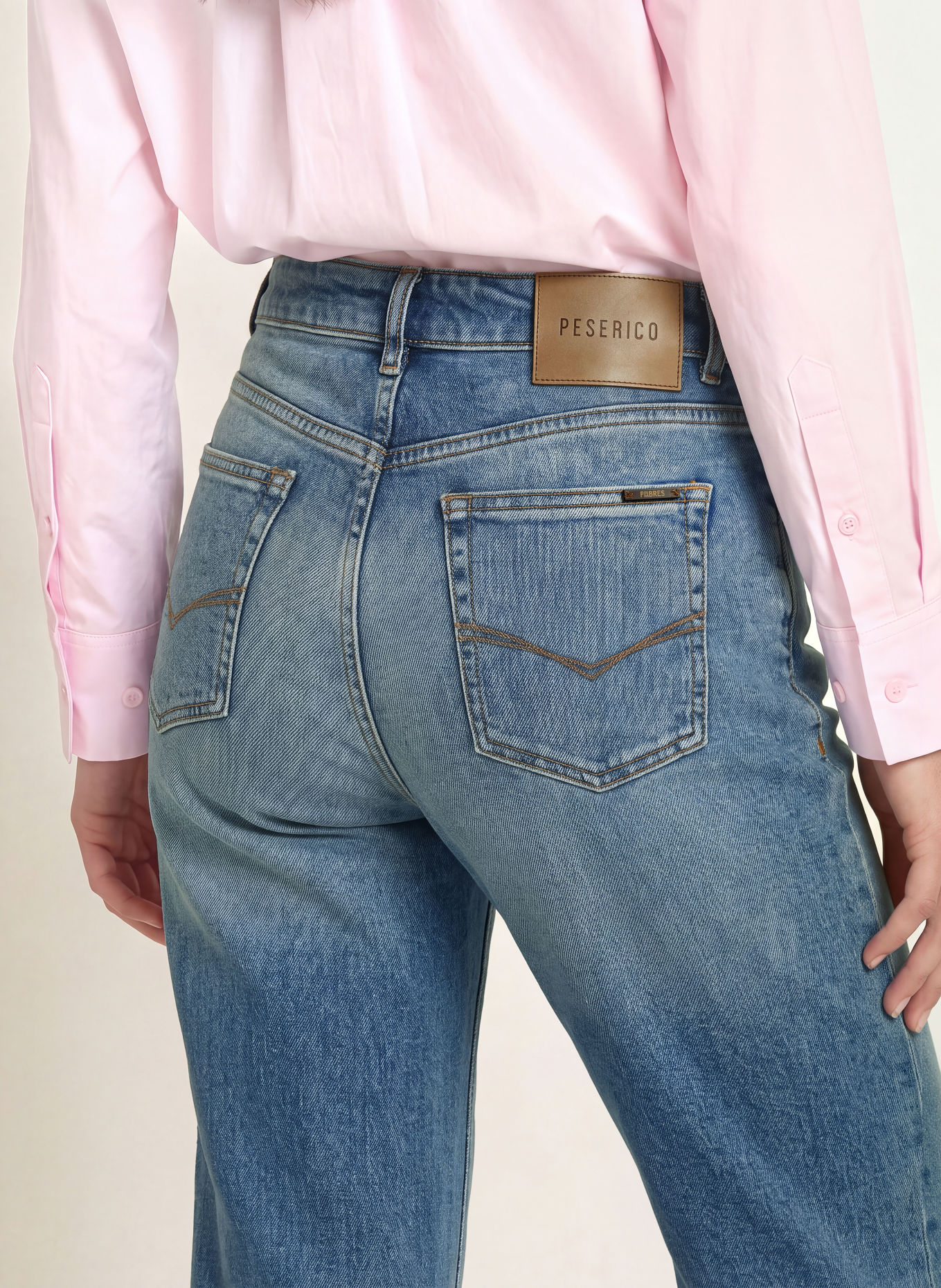 PESERICO Jeans: 962 Universe Blue