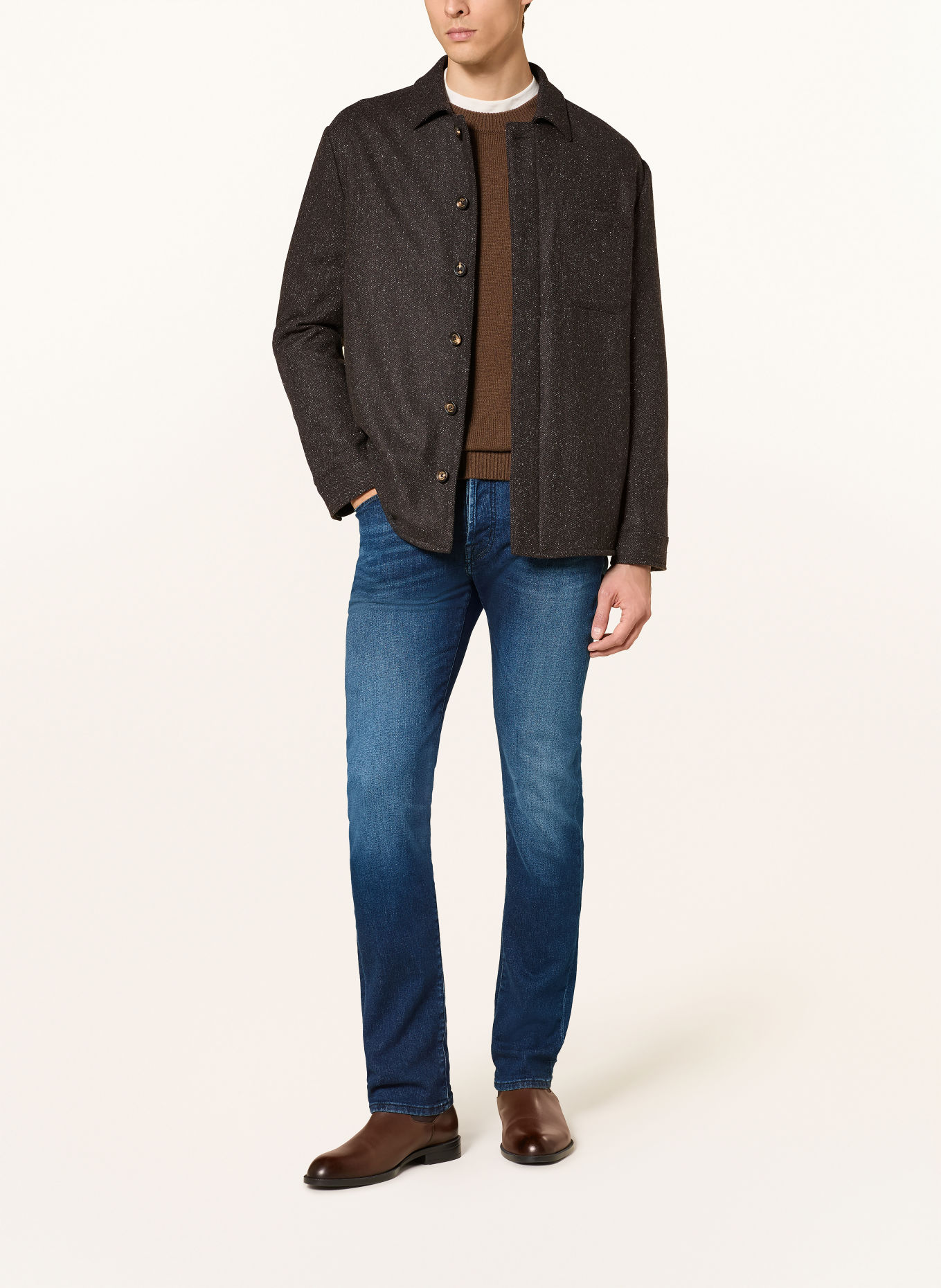 JACOB COHEN BARD Slim Fit Jeans: 100D DARK BLUE