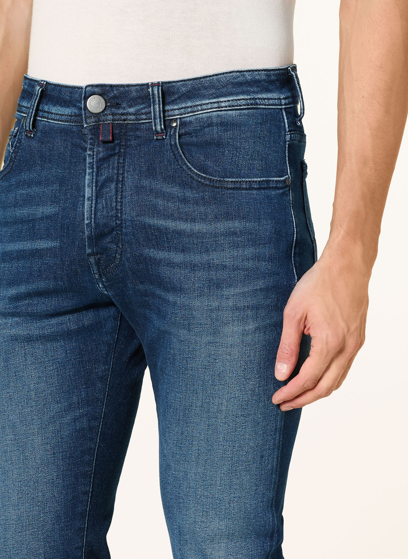 JACOB COHEN BARD Slim Fit Jeans: 100D DARK BLUE