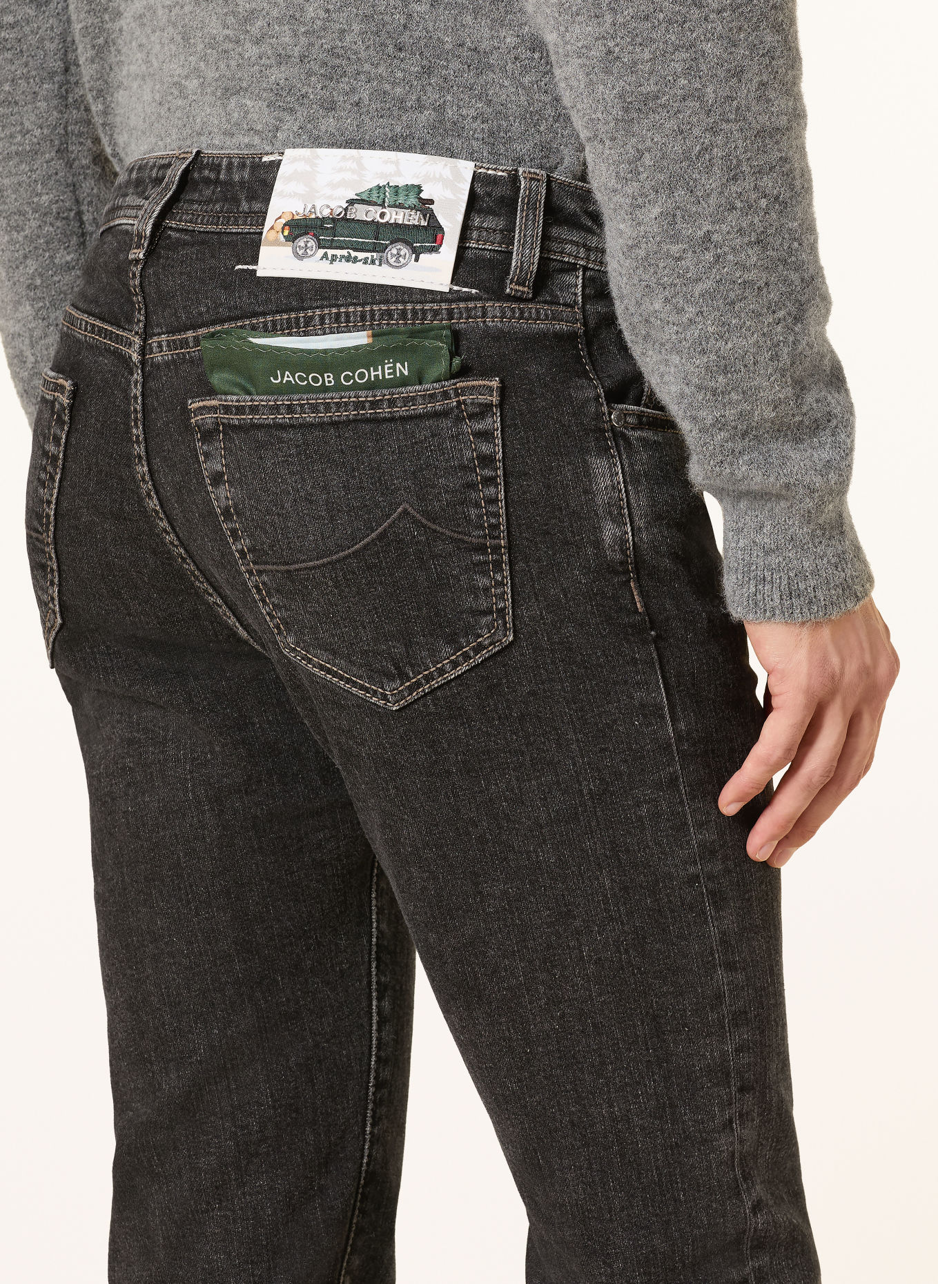JACOB COHEN BARD Slim Fit Jeans: 800D GREY