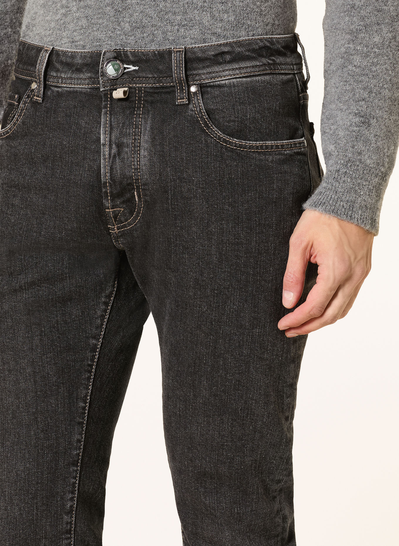 JACOB COHEN BARD Slim Fit Jeans: 800D GREY