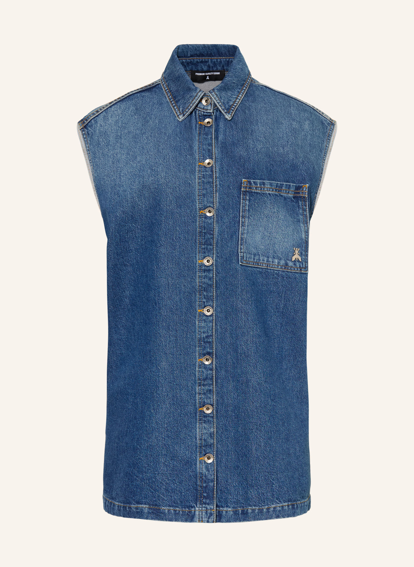 PATRIZIA PEPE Jeanskleid: BLAU