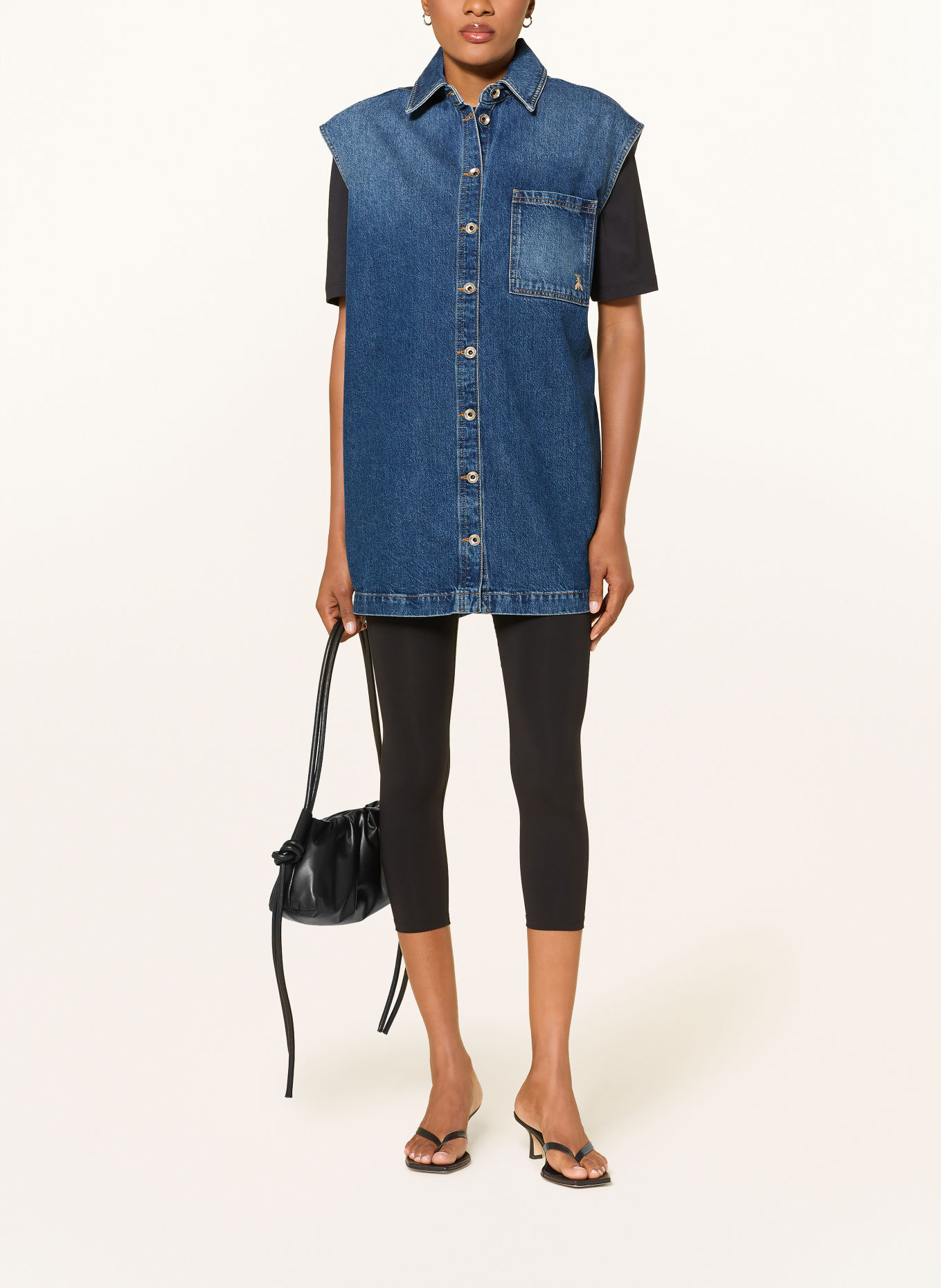 PATRIZIA PEPE Jeanskleid: BLAU