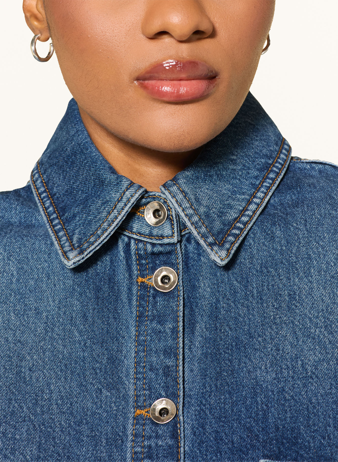 PATRIZIA PEPE Jeanskleid: BLAU
