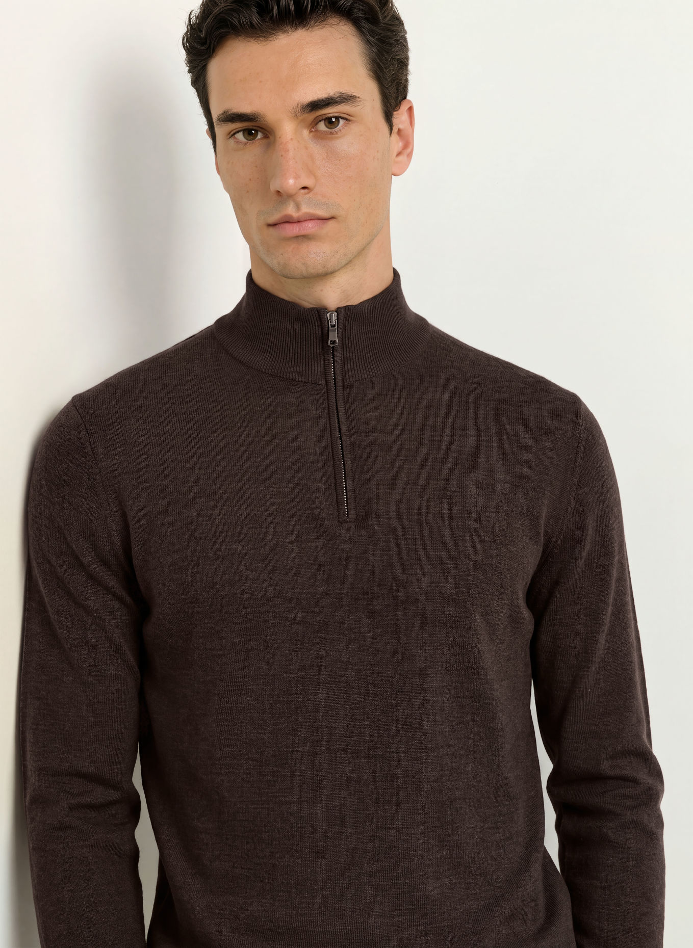 STROKESMAN'S Schipperstruien: MARRON FONCÉ