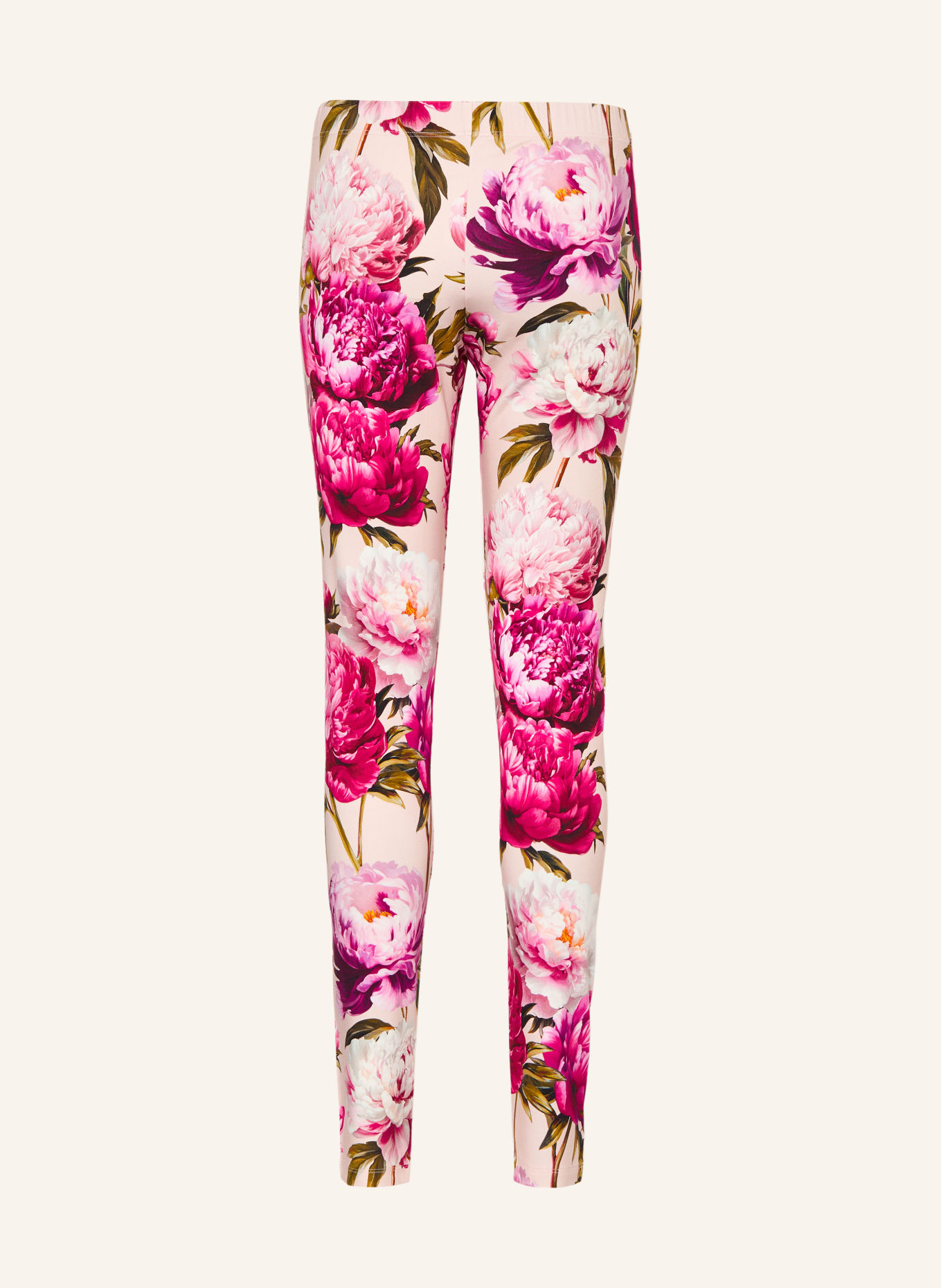 DOLCE & GABBANA Leggings: PINK / PINK / CREAM