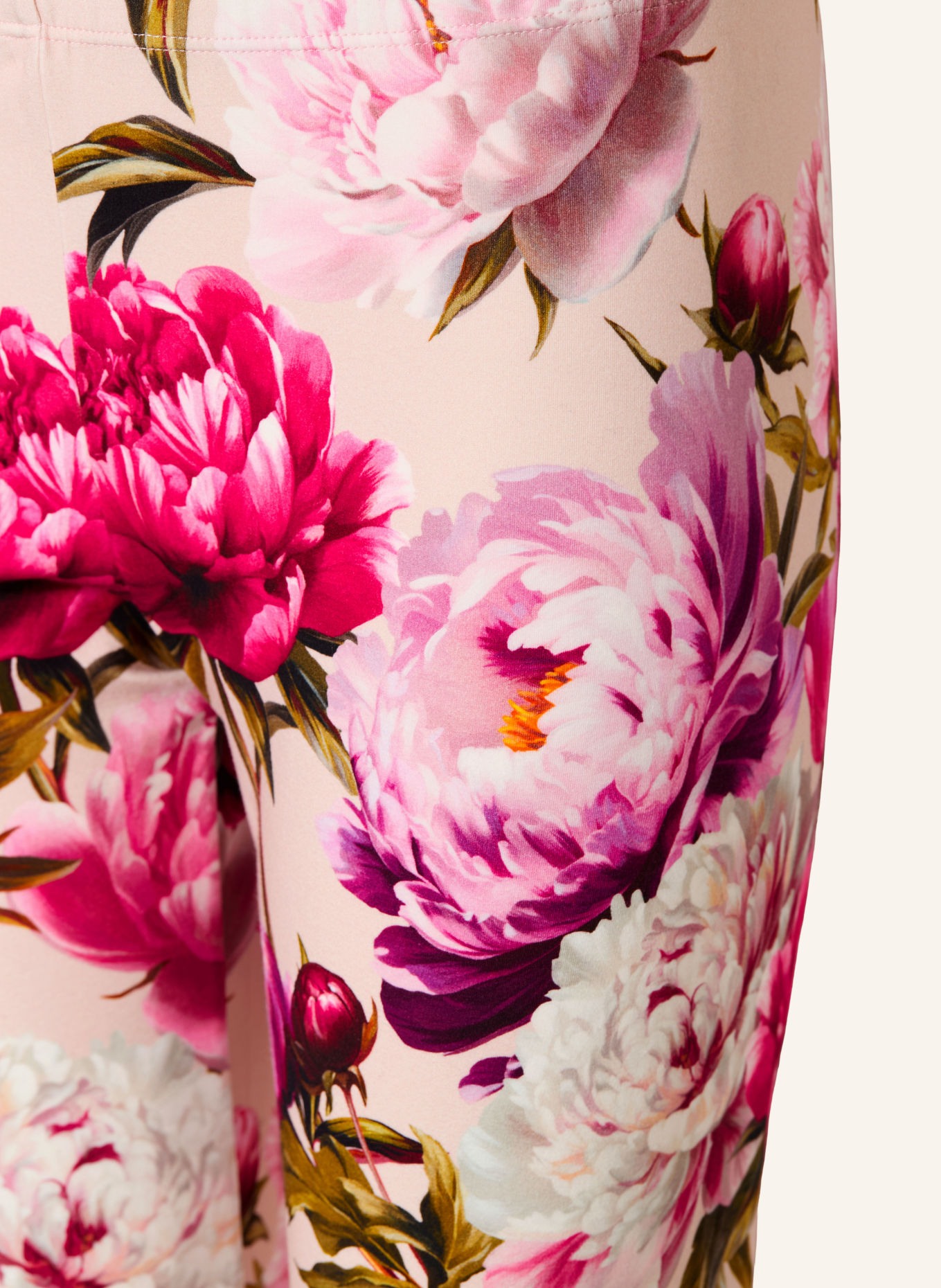 DOLCE & GABBANA Leggings: PINK / PINK / CREAM