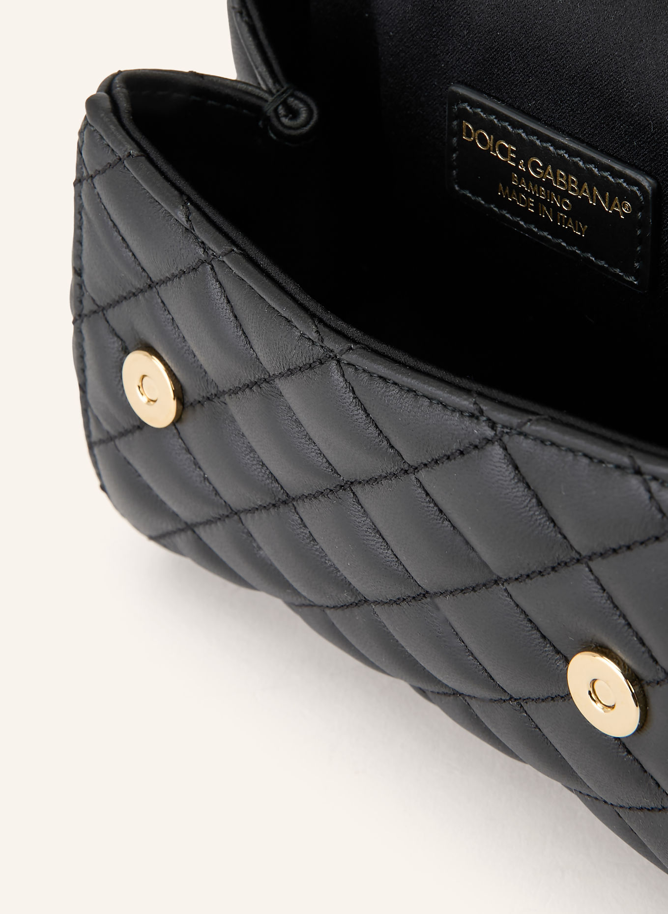 DOLCE & GABBANA Handtasche SICILY: SCHWARZ / GOLD