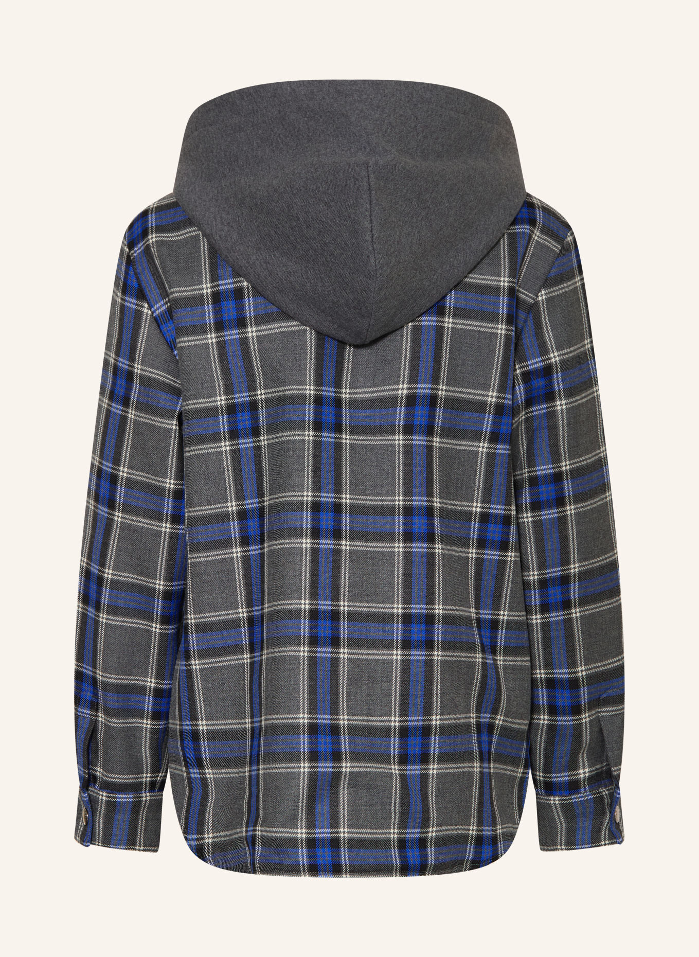 DOLCE & GABBANA Veste Ove: GRIS / BLEU / BLANC