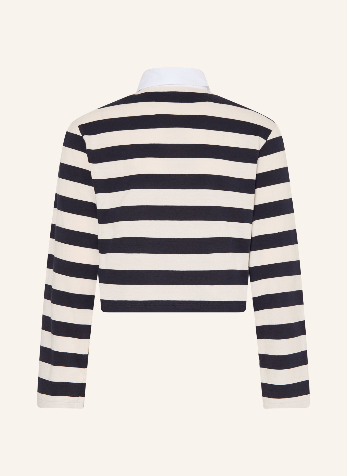 DOLCE & GABBANA Jersey polo shirt: DARK BLUE / WHITE