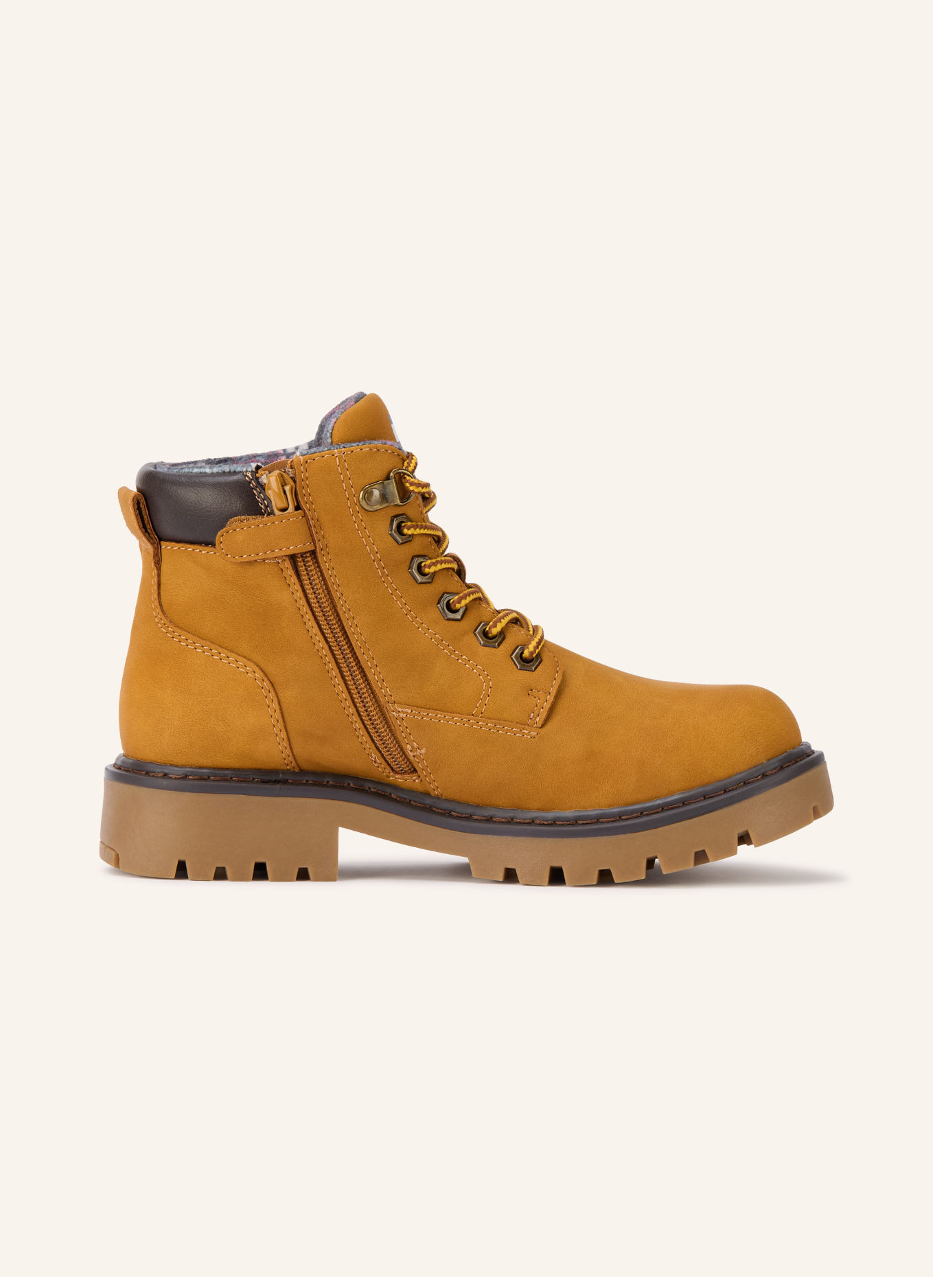 TOMMY HILFIGER Veterboots: COGNAC / MARRON FONCÉ