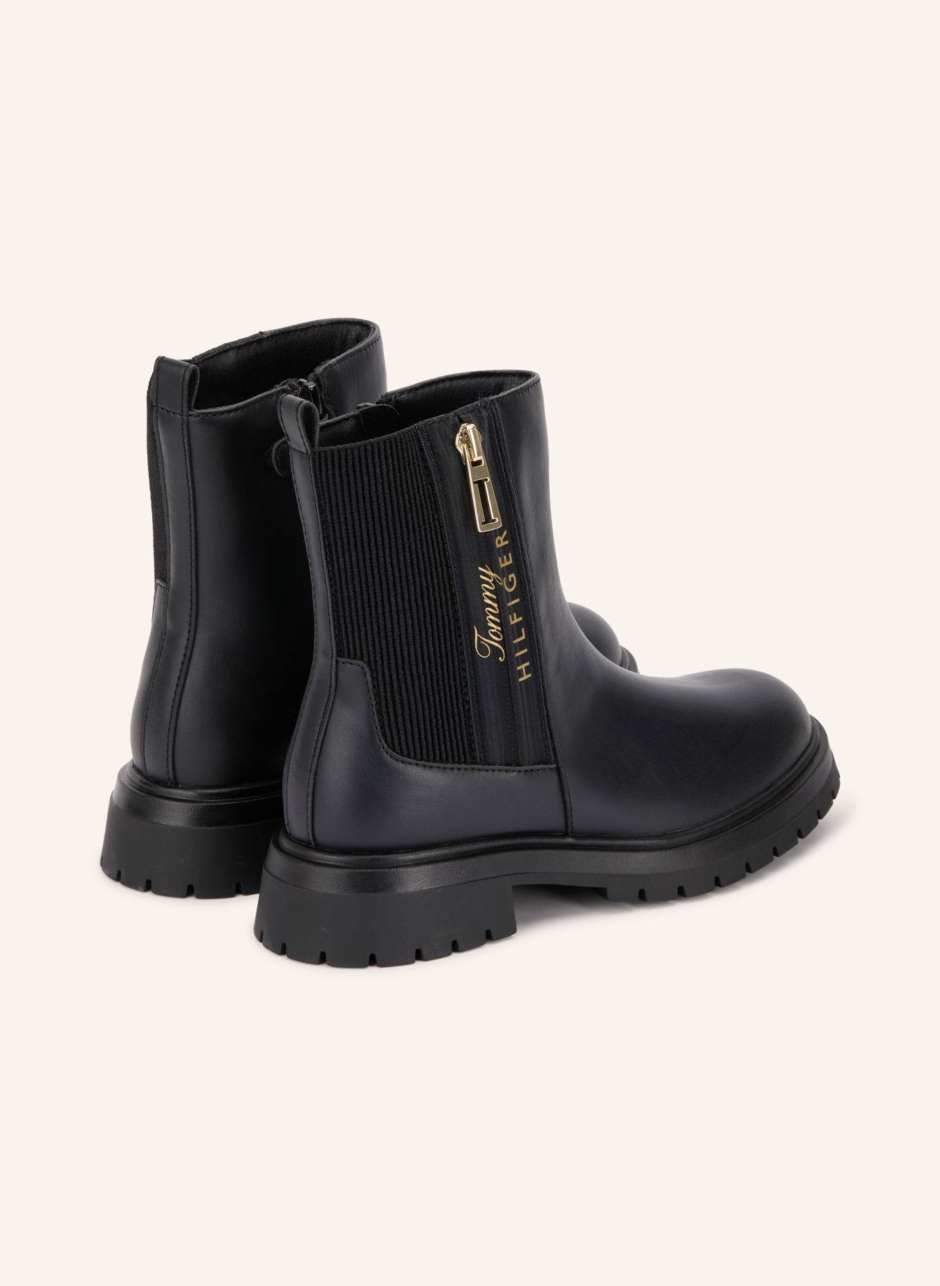 TOMMY HILFIGER Chelsea-støvler: SORT