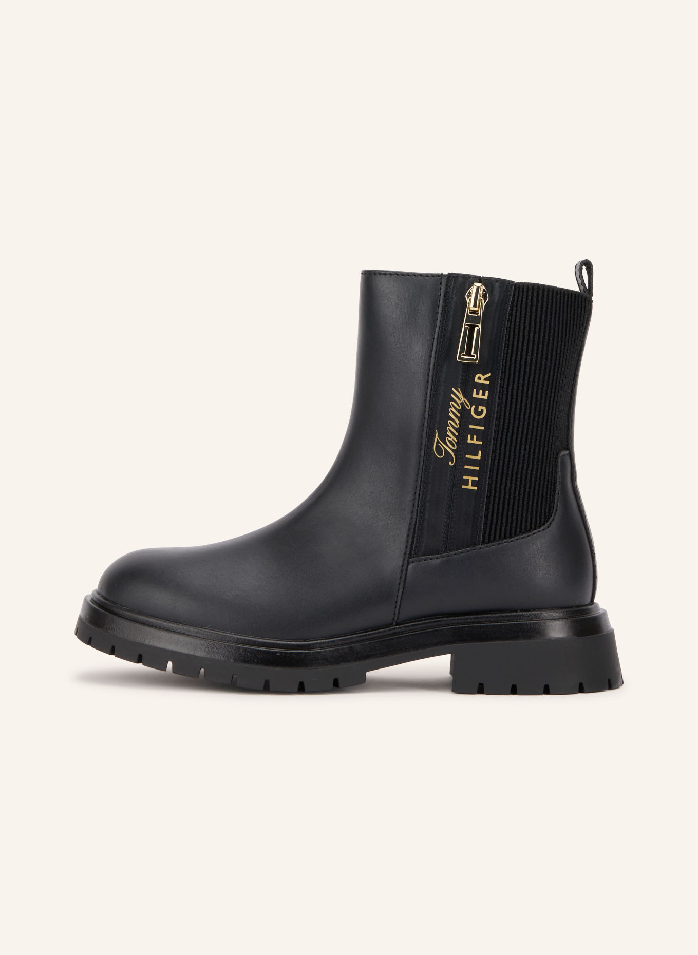 TOMMY HILFIGER Chelsea-støvler: SORT