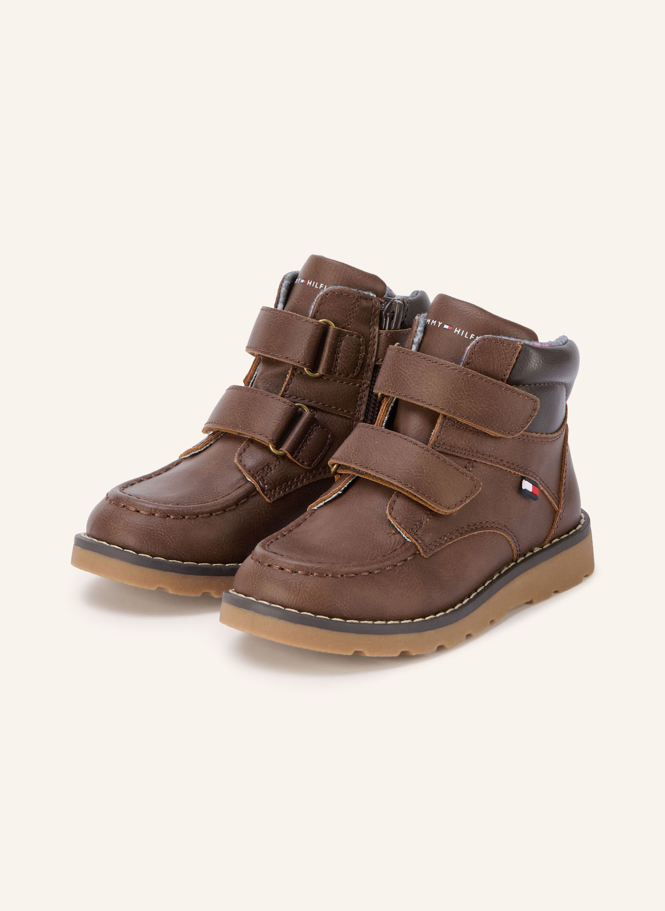 TOMMY HILFIGER Boots: MARRON FONCÉ