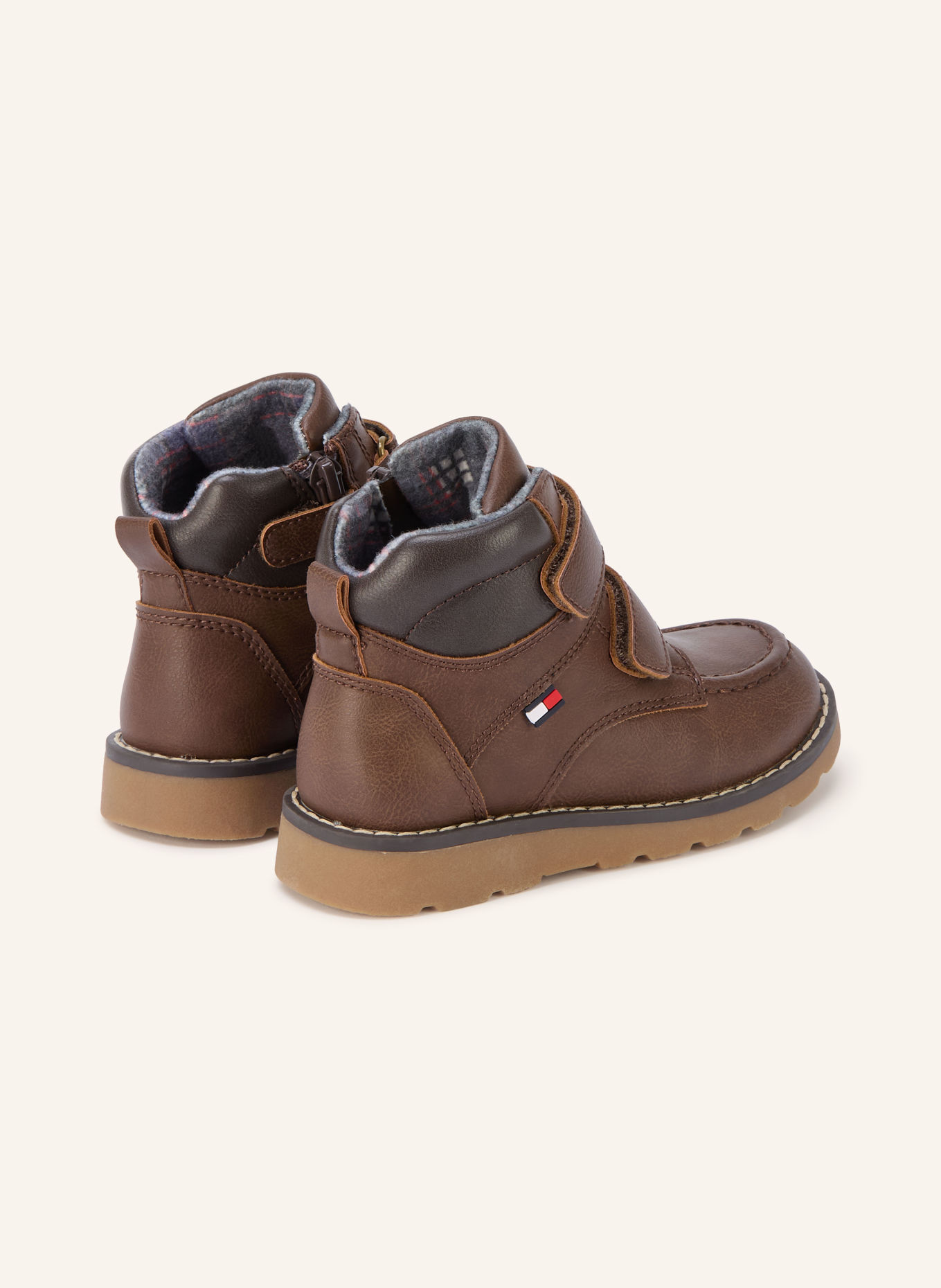 TOMMY HILFIGER Boots: MARRON FONCÉ