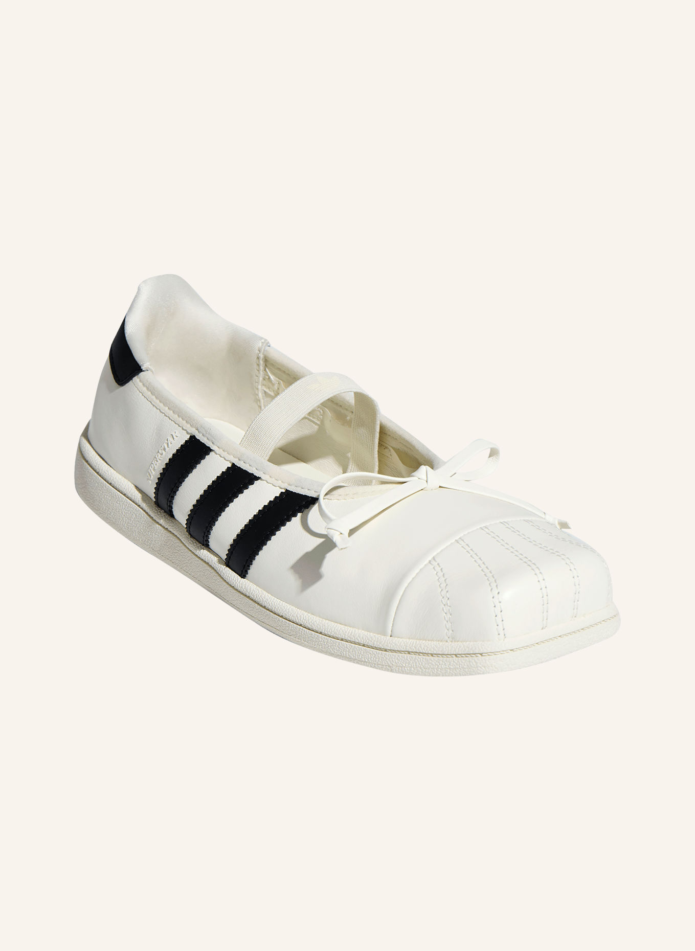 adidas Originals Sneaker SUPERSTAR SQ BALLET: WEISS / SCHWARZ