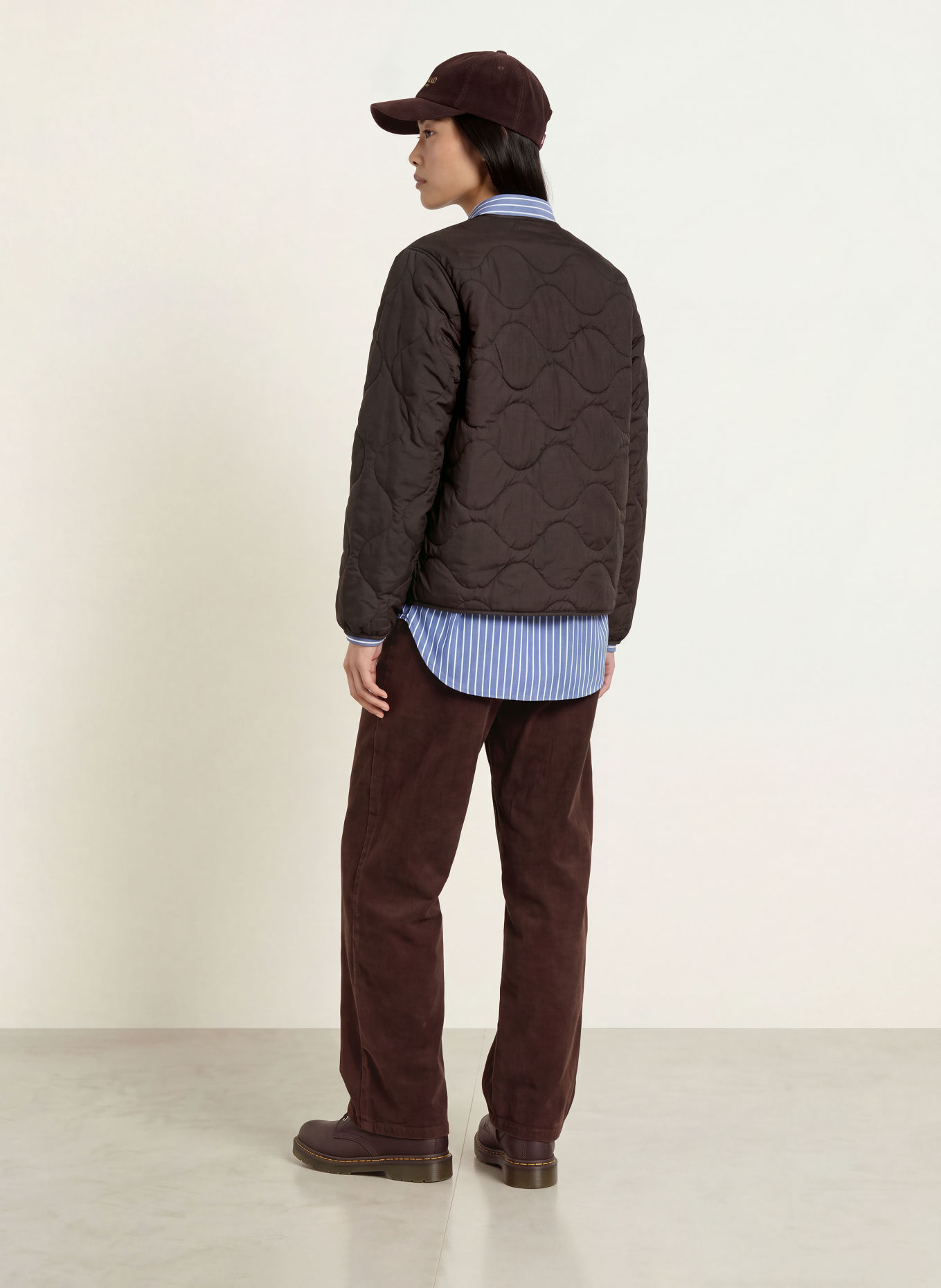 carhartt WIP Cordbroek BRANDON: MARRON FONCÉ