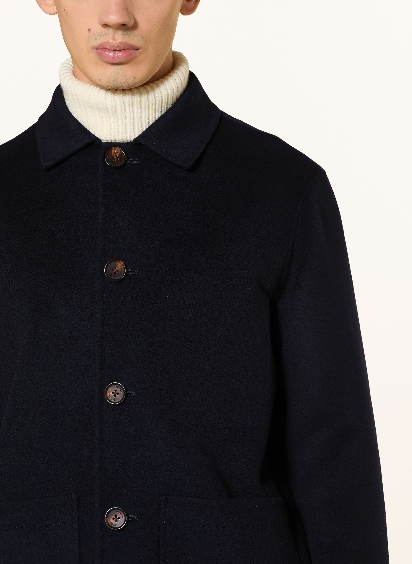 windsor. VIRGINIO Overshirt: DARK BLUE