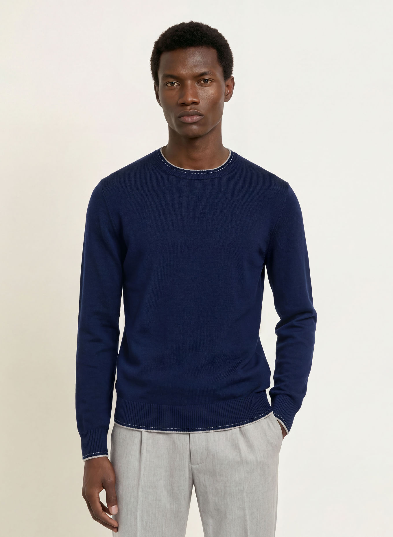 eleventy Pullover: MØRKEBLÅ