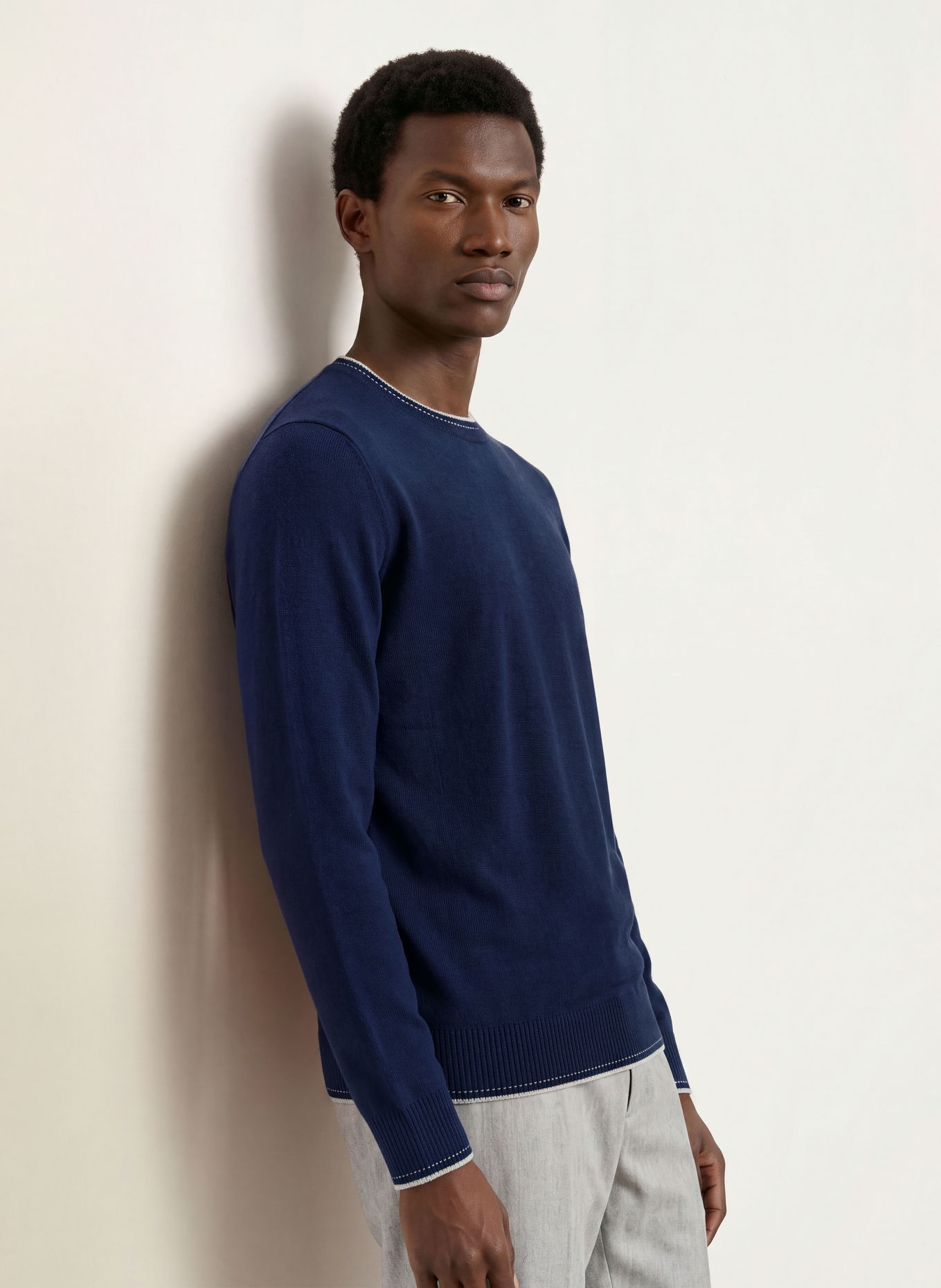eleventy Pullover: MØRKEBLÅ