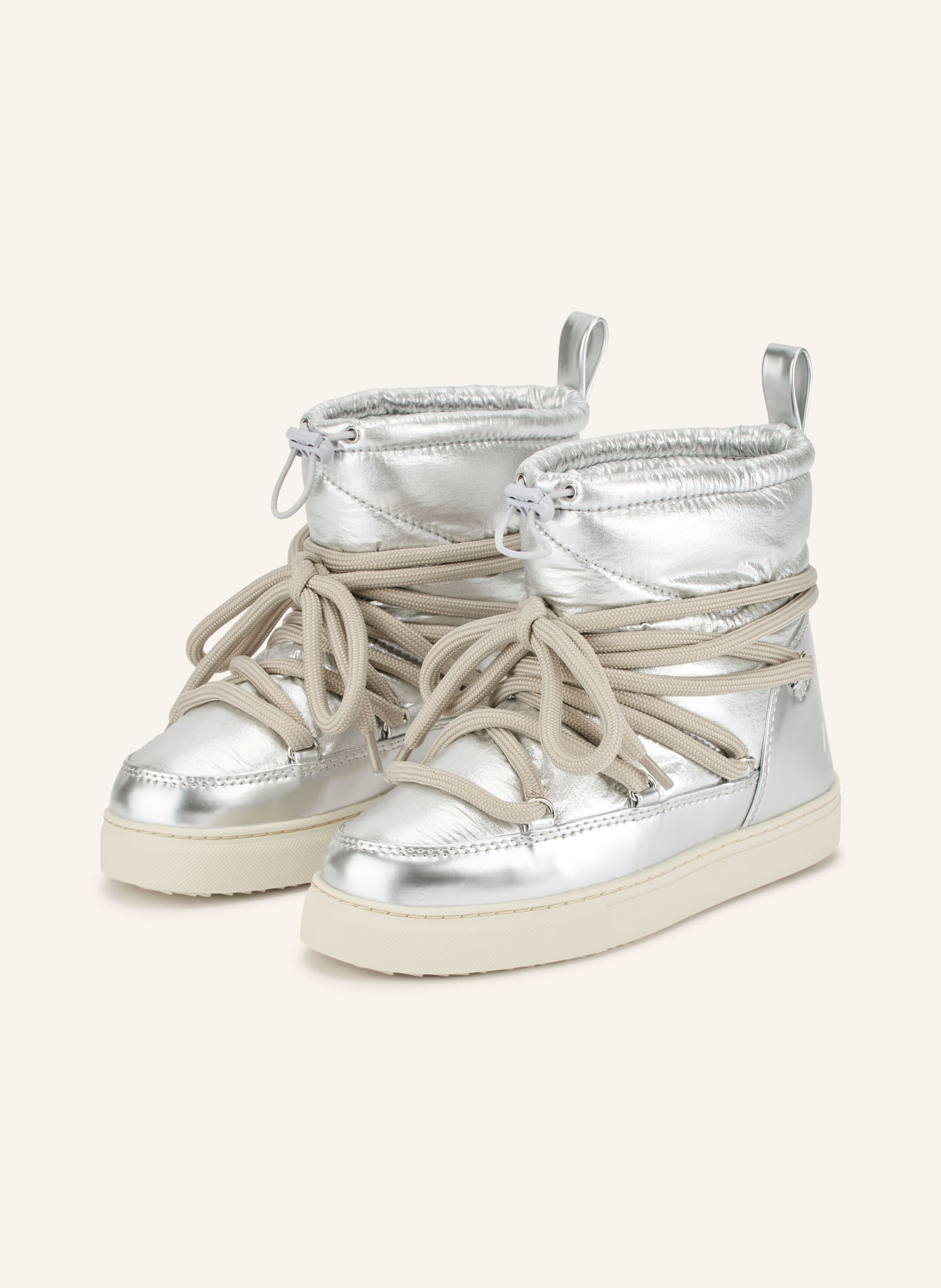 INUIKII Boots MOUNTAIN METALLIC: ZILVER
