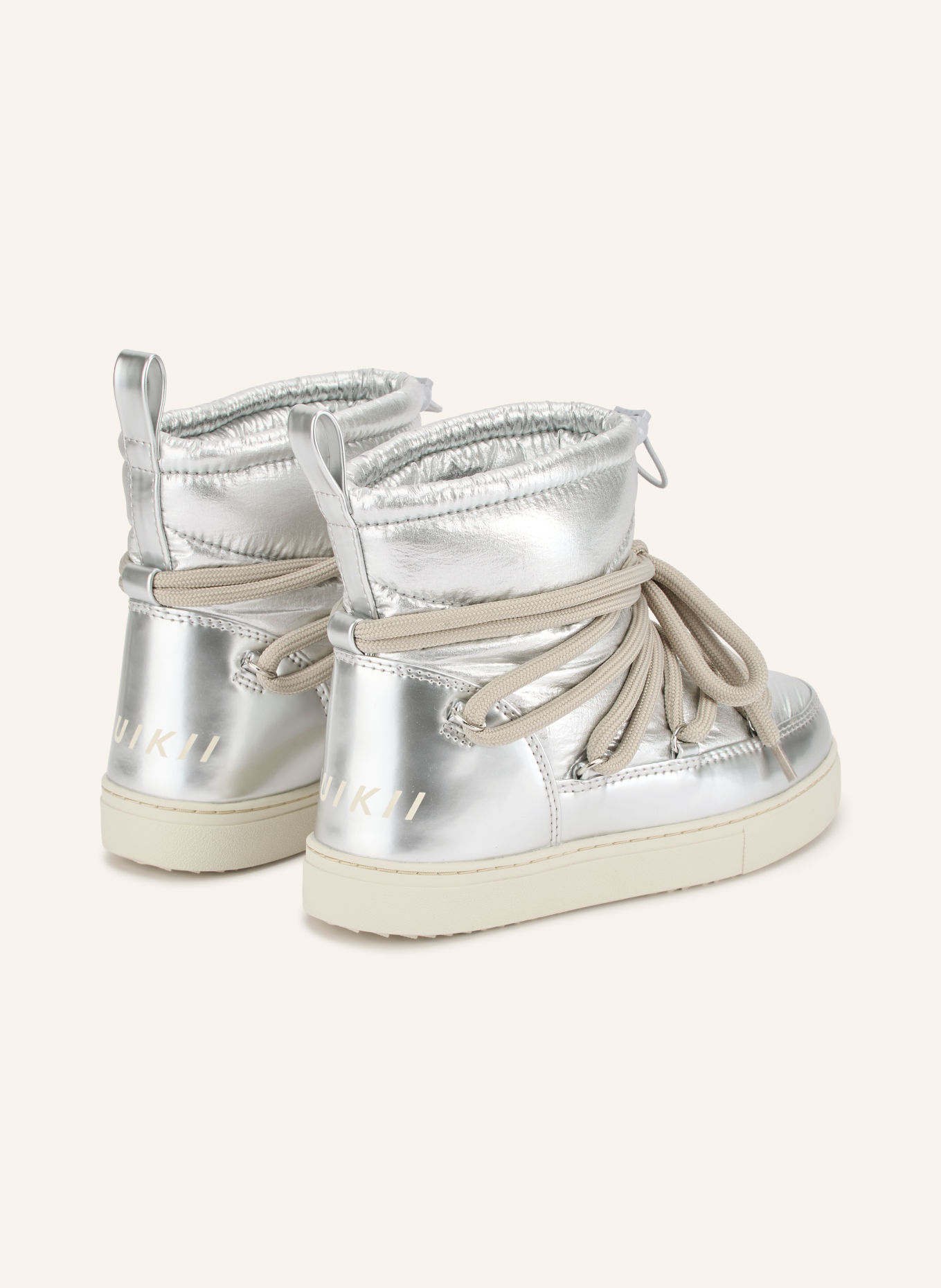 INUIKII Boots MOUNTAIN METALLIC: ZILVER