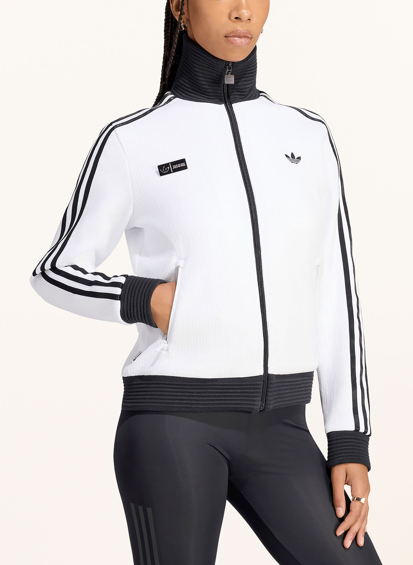 adidas Originals Trainingsjas FAN OG: WIT / ZWART
