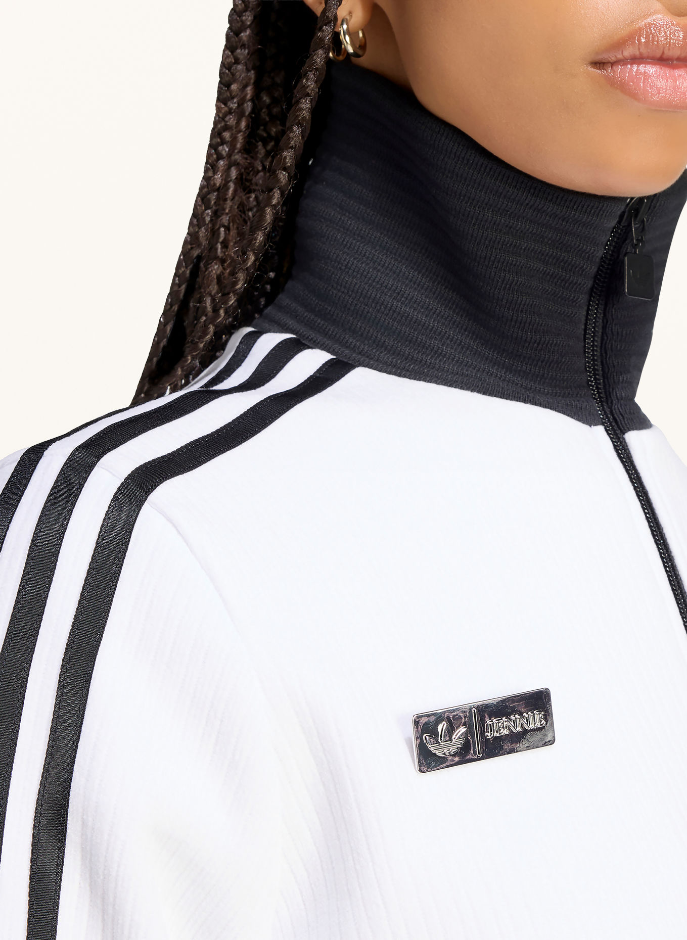 adidas Originals Trainingsjas FAN OG: WIT / ZWART