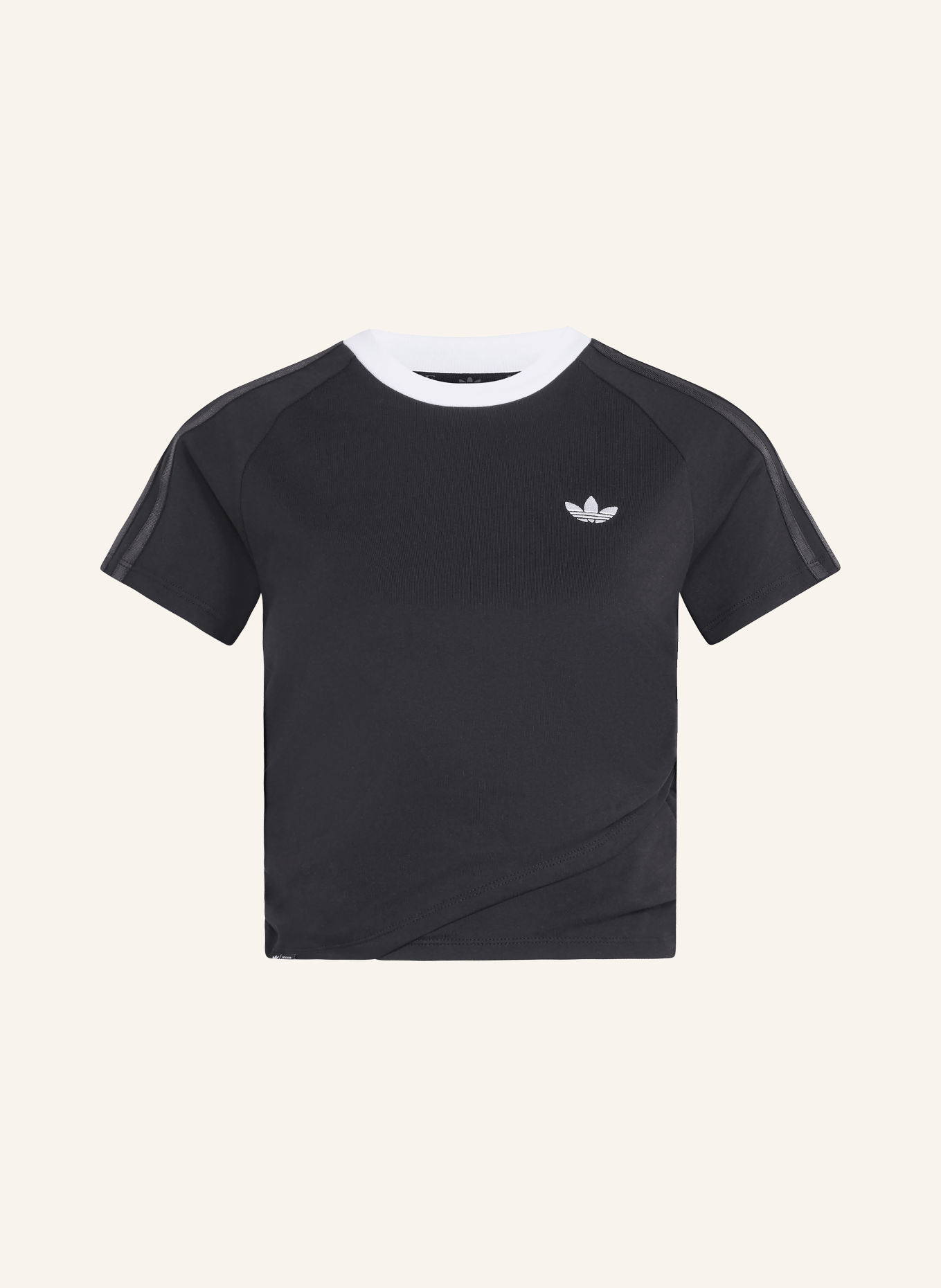 adidas Originals LAYER T T-shirt: BLACK / WHITE