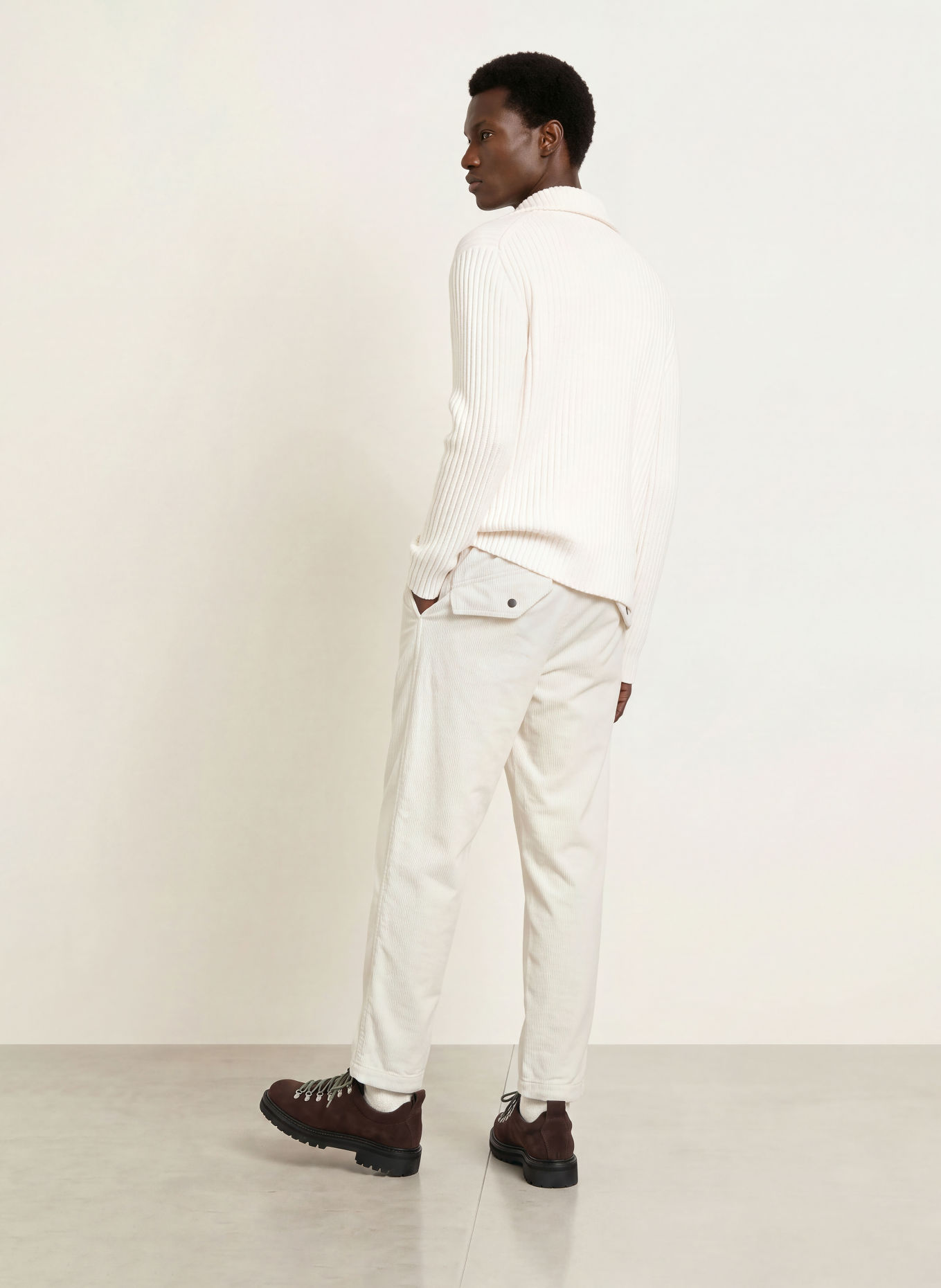 PARAJUMPERS Cordhose RAINARD Comfort Fit: CREME